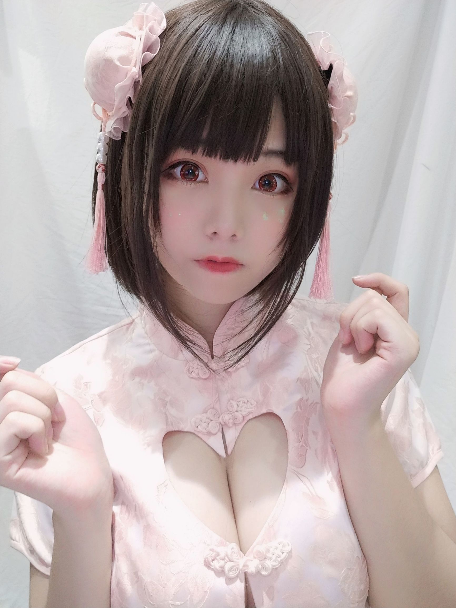 Cosplay Ảnh] Hệ Moe Cô Chị Mật Nhũ Mèo Cưu - Nàng Trung Hoa (Tự Chụp)