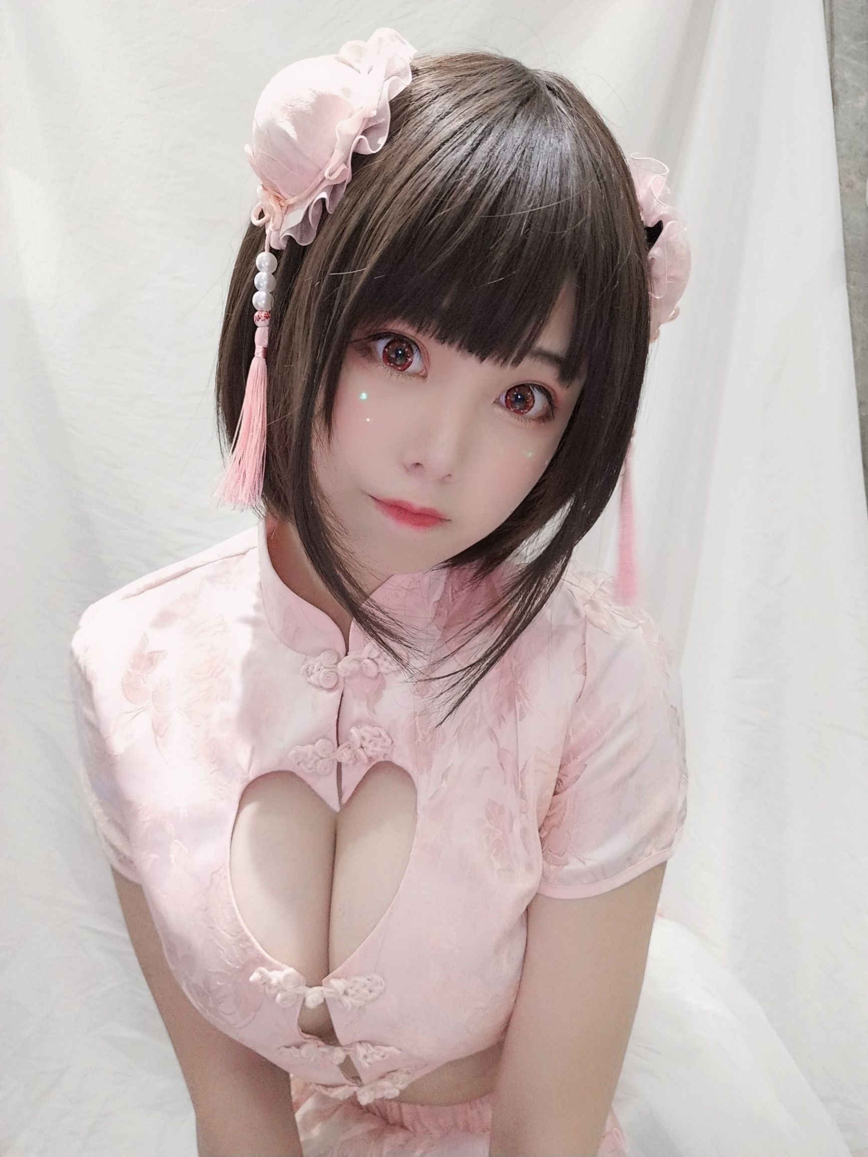 Cosplay Ảnh] Hệ Moe Cô Chị Mật Nhũ Mèo Cưu - Nàng Trung Hoa (Tự Chụp)