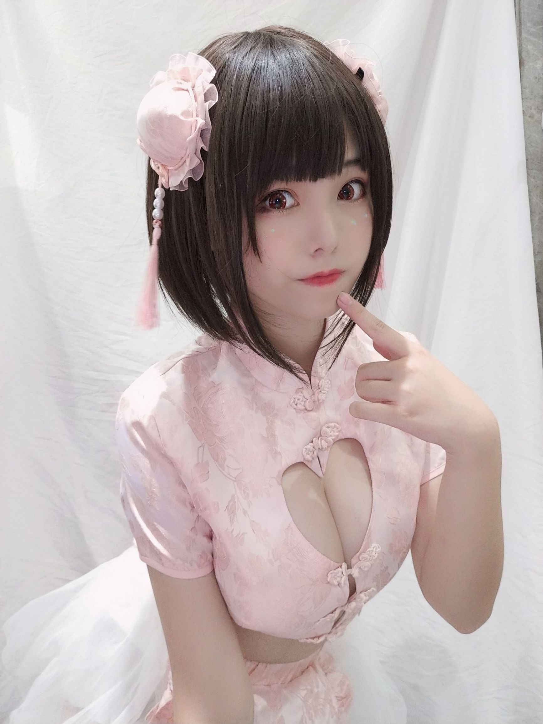 Cosplay Ảnh] Hệ Moe Cô Chị Mật Nhũ Mèo Cưu - Nàng Trung Hoa (Tự Chụp)