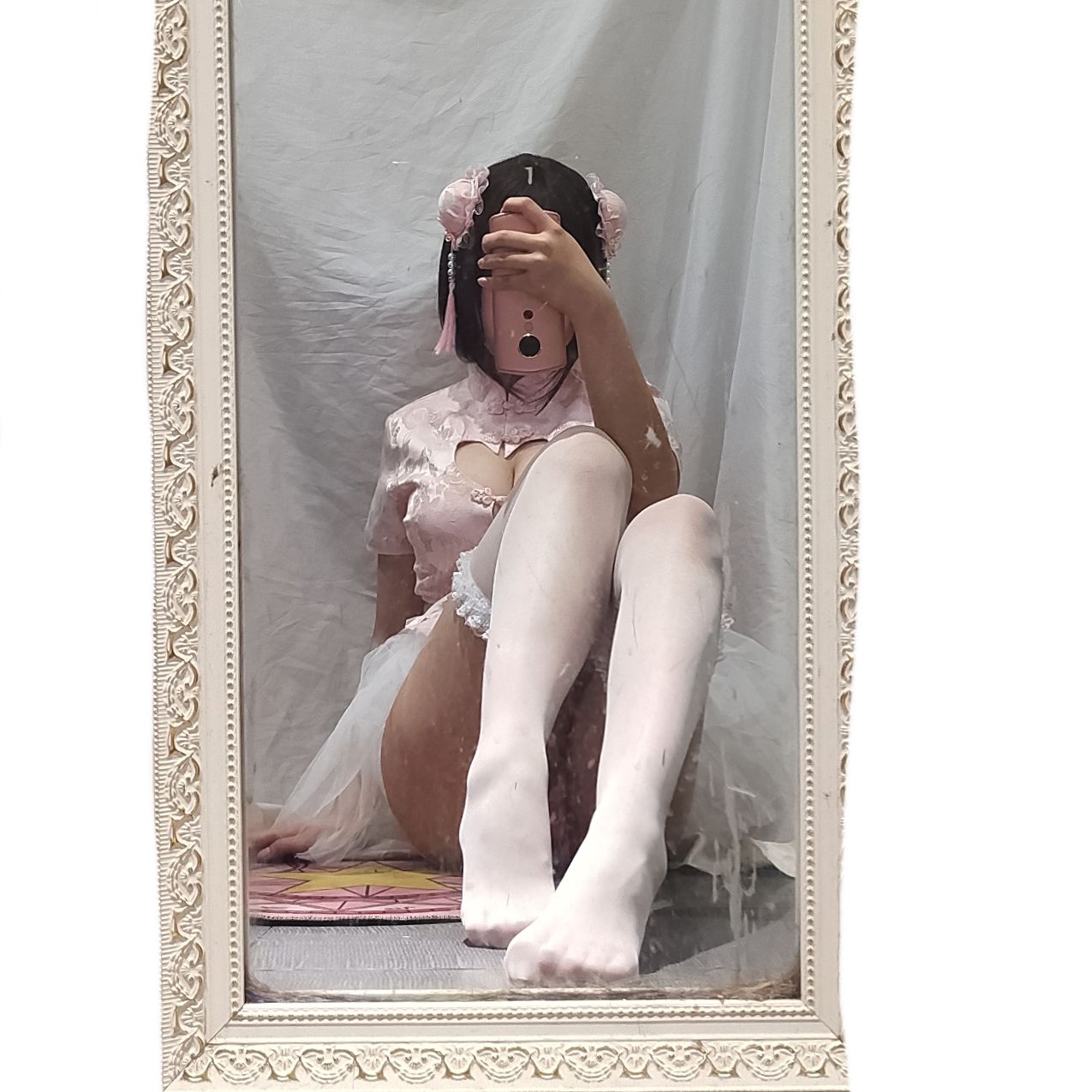 Cosplay写真] 萌え系お姉さん蜜汁猫裘 - 中華娘(自撮り)