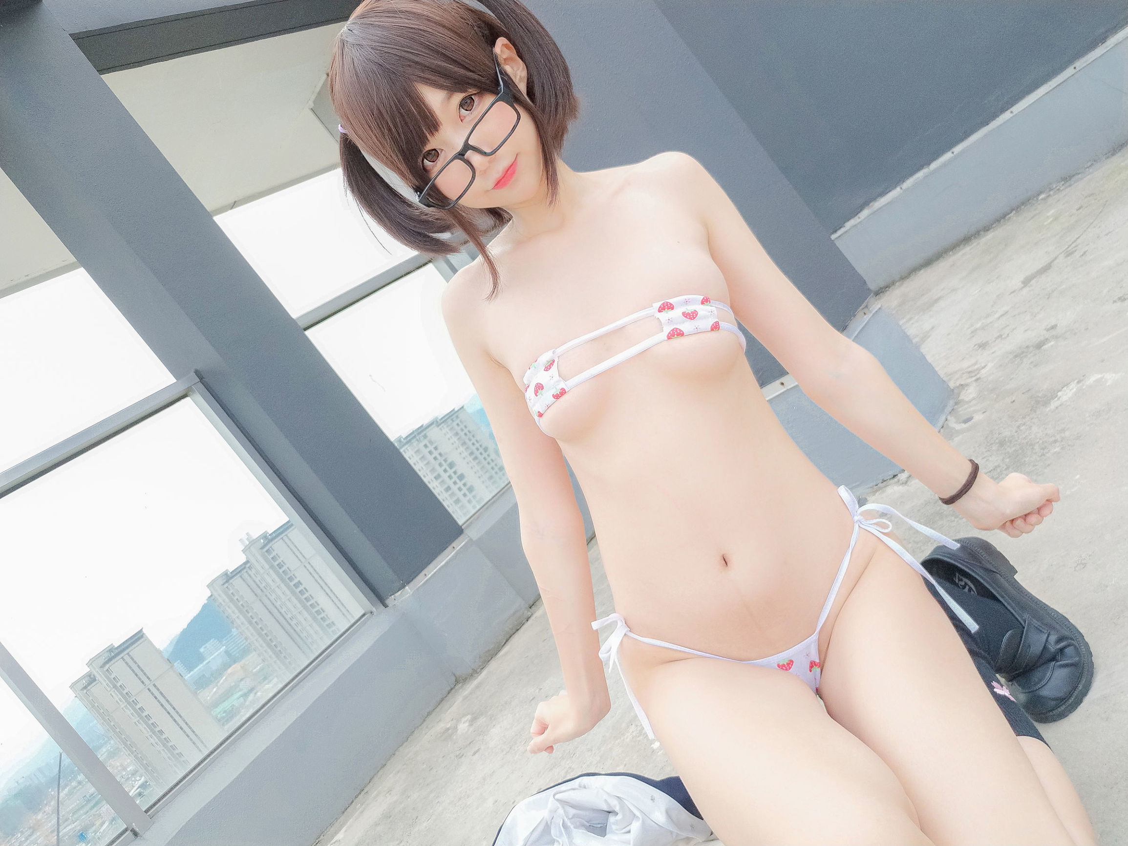 Cosplay寫真] Nagisa魔物喵 - 海軍JK風