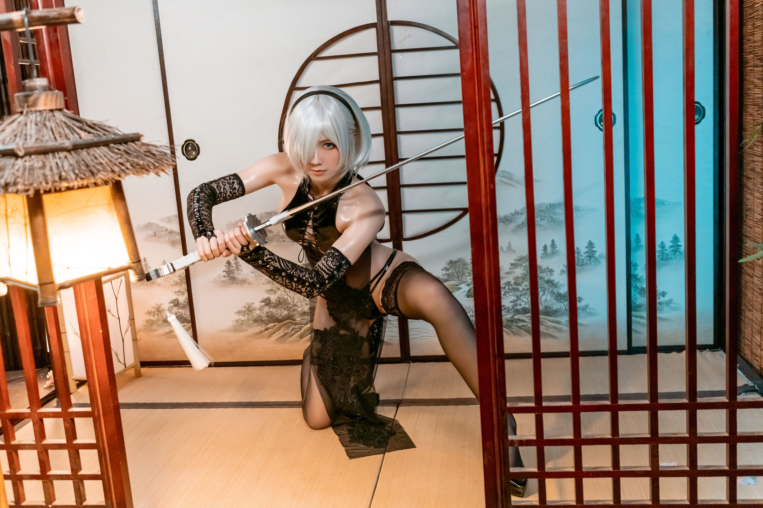 コスプレ写真] いずみ泉桃子福利 - 2B びせん旗袍