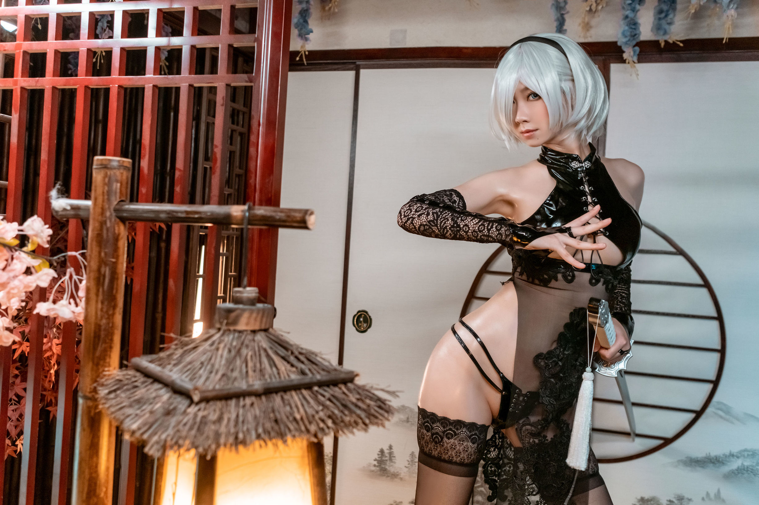 コスプレ写真] いずみ泉桃子福利 - 2B びせん旗袍
