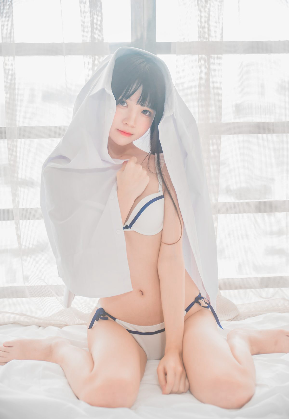 桜桃喵2021最新图集性感cosplay诱惑JK嫩白三点内衣写真