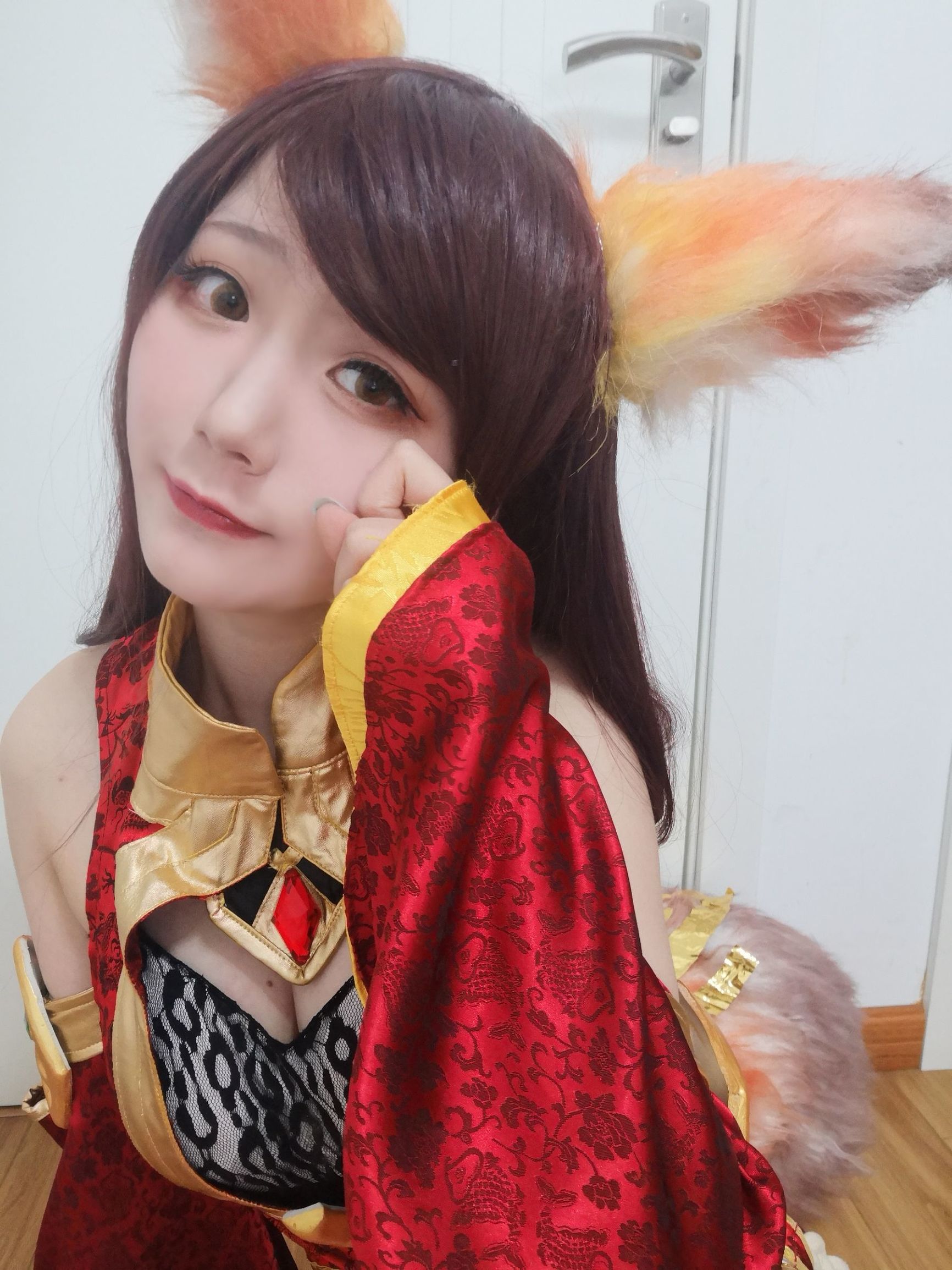 Cosplay寫真] 動漫博主弦音sic - 王者榮耀 妲己 試妝