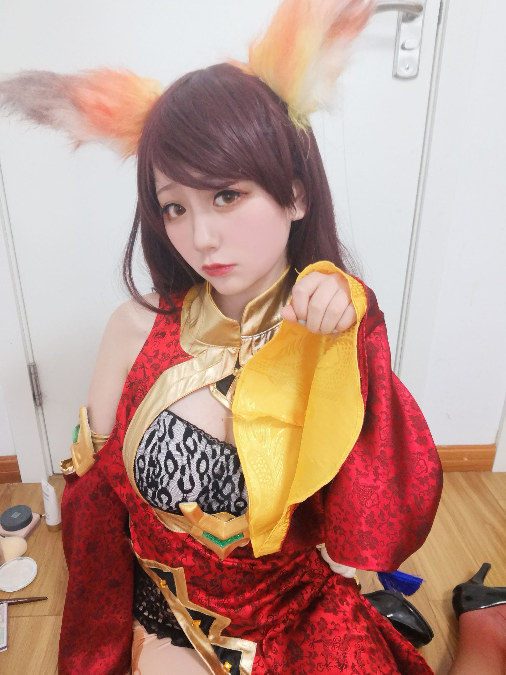 Cosplay寫真] 動漫博主弦音sic - 王者榮耀 妲己 試妝