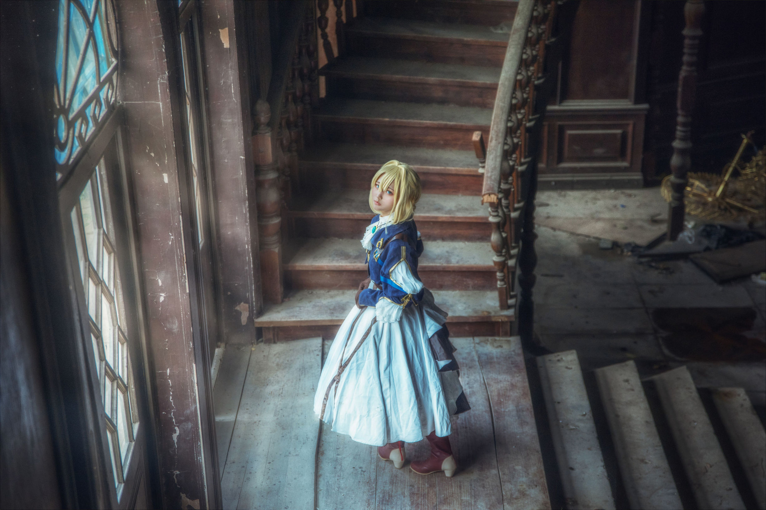 Cosplay寫真] 動漫博主弦音sic - 紫羅蘭永恆花園 薇爾莉特・伊芙加登