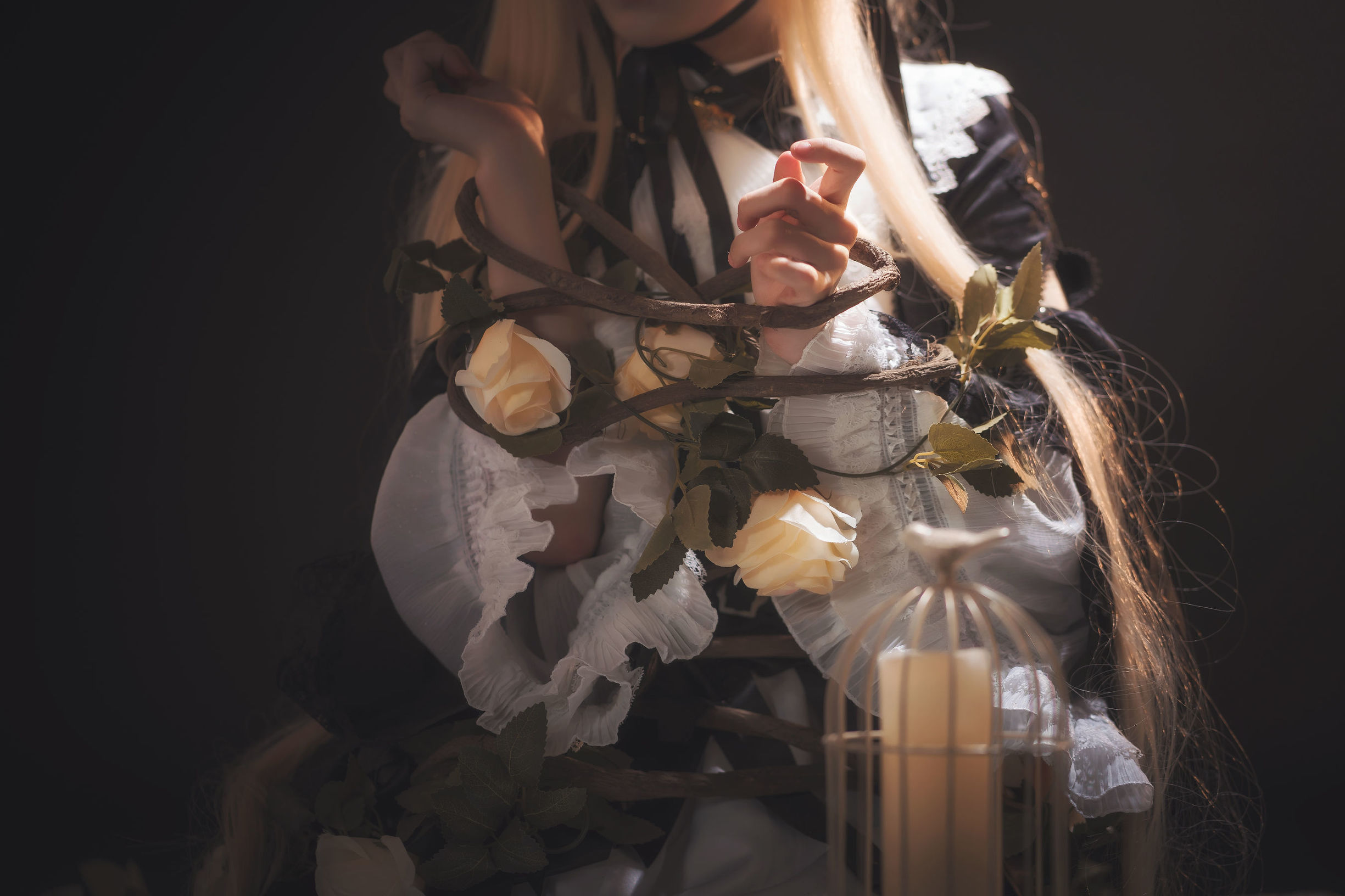 Cosplay写真] 動漫博主鐵板燒鬼舞w - 夜莺
