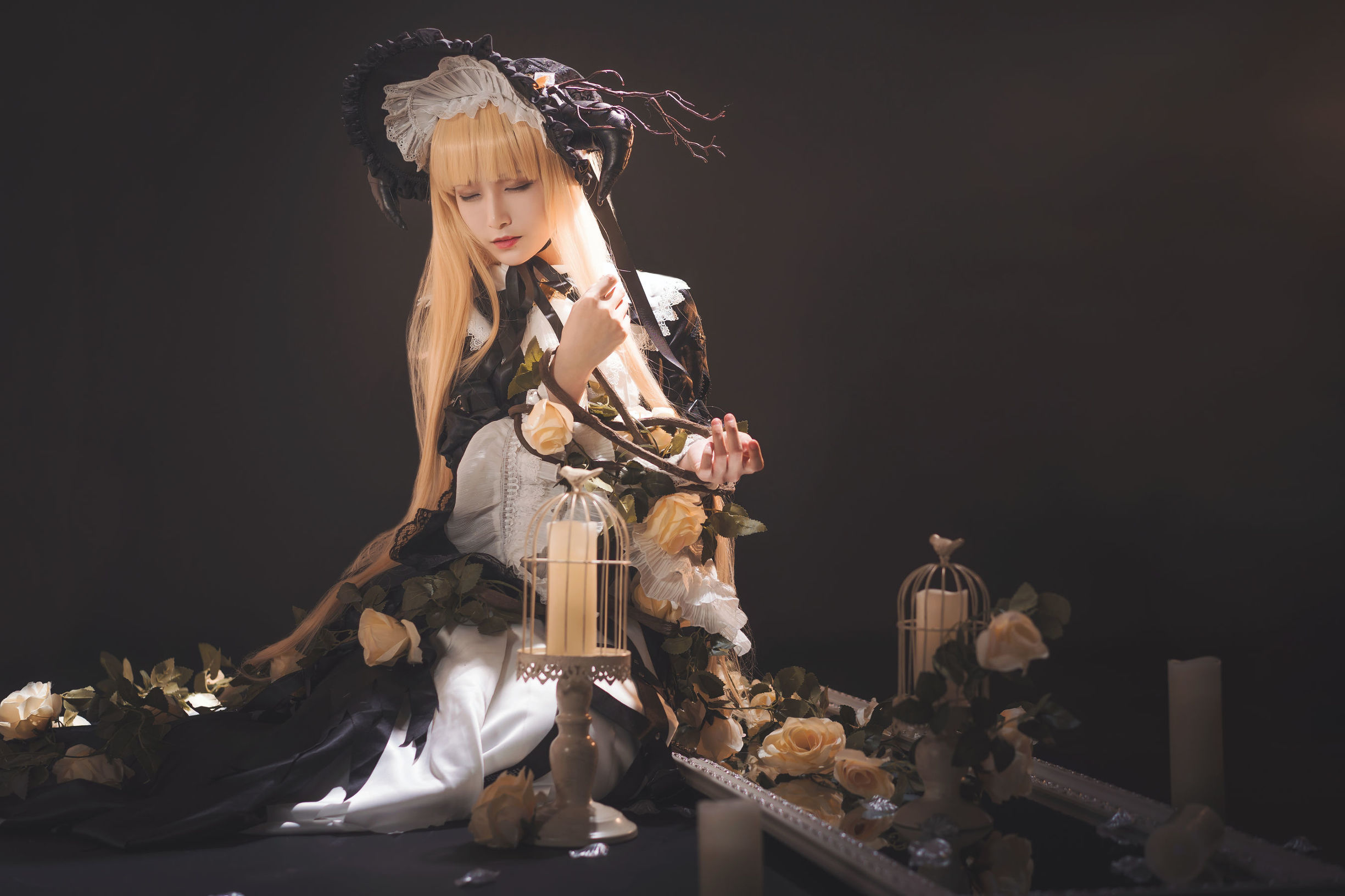 Cosplay写真] 動漫博主鐵板燒鬼舞w - 夜莺