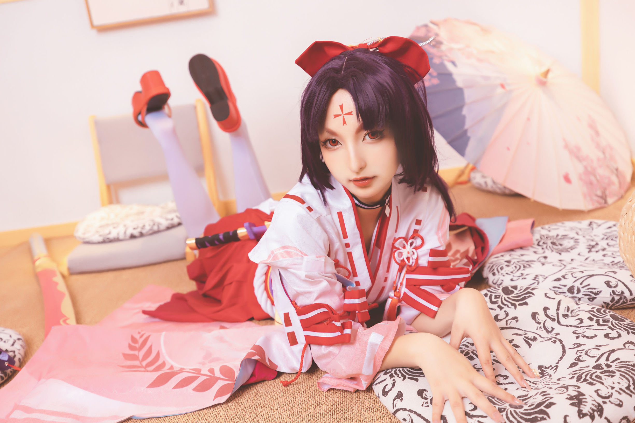 Cosplay写真] ロリ神楽坂真冬の刀の語
