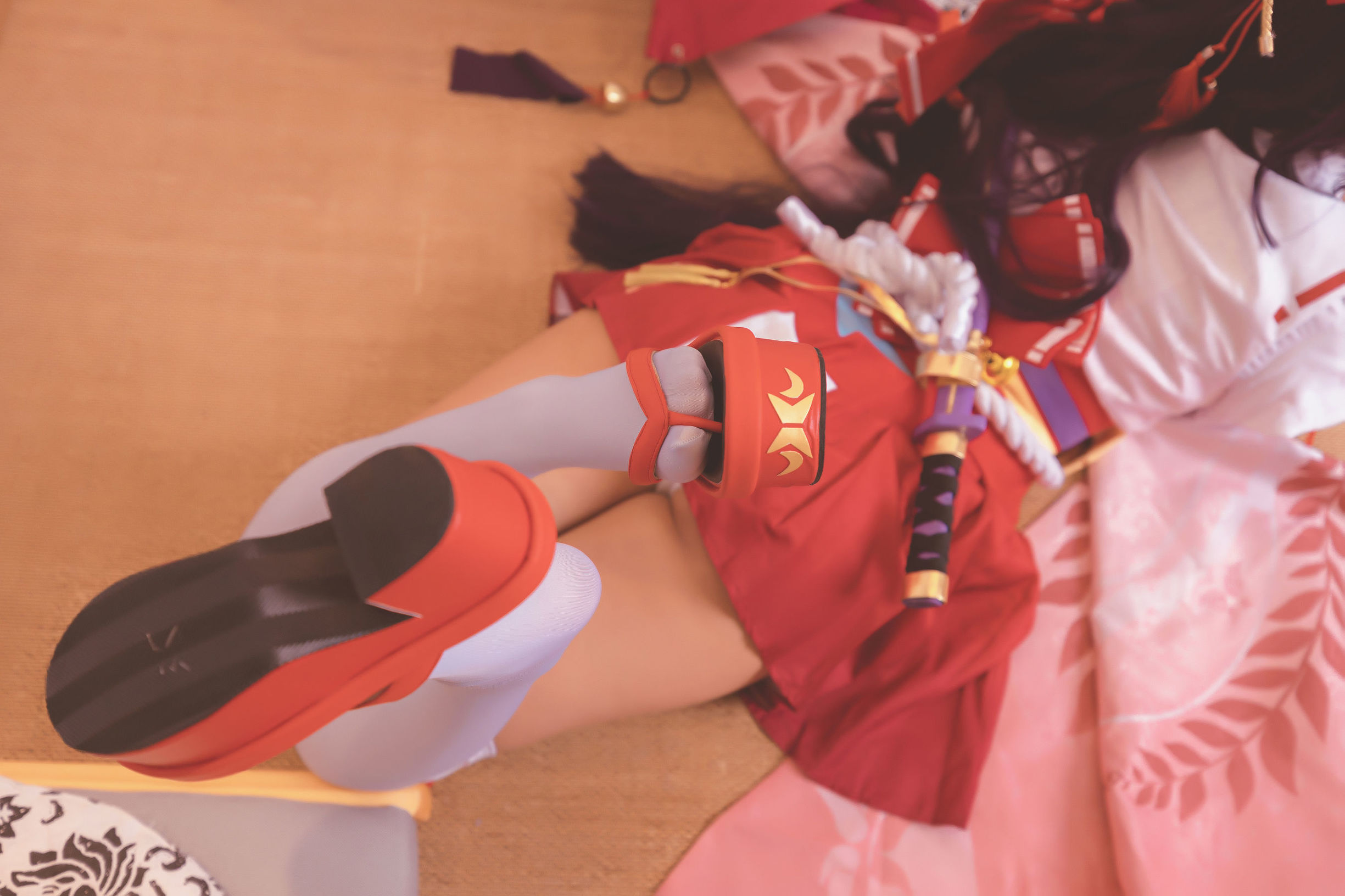Cosplay写真] ロリ神楽坂真冬の刀の語