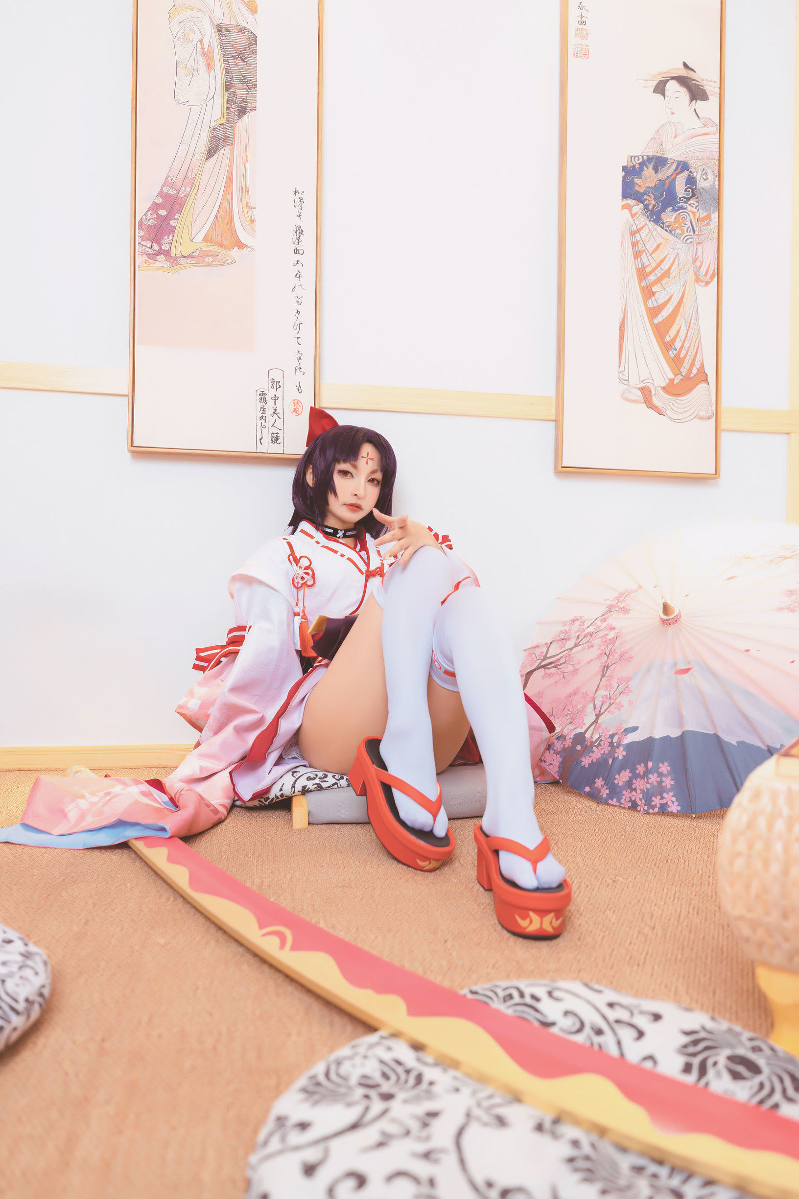 Cosplay写真] ロリ神楽坂真冬の刀の語