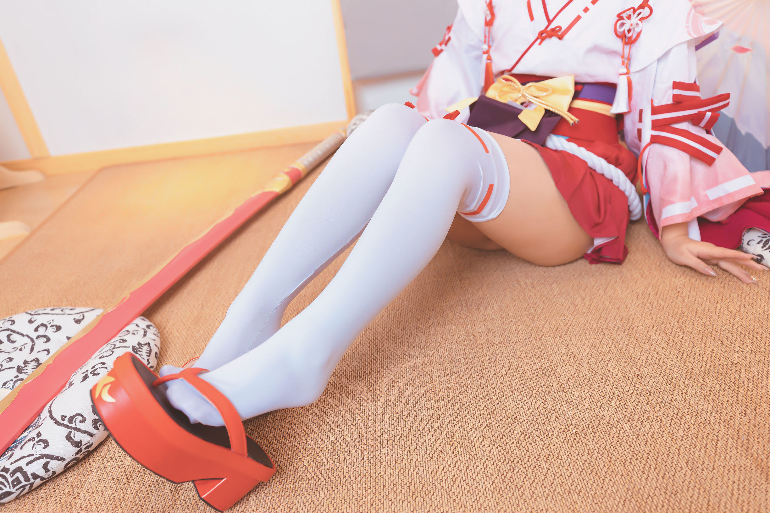 Cosplay写真] ロリ神楽坂真冬の刀の語