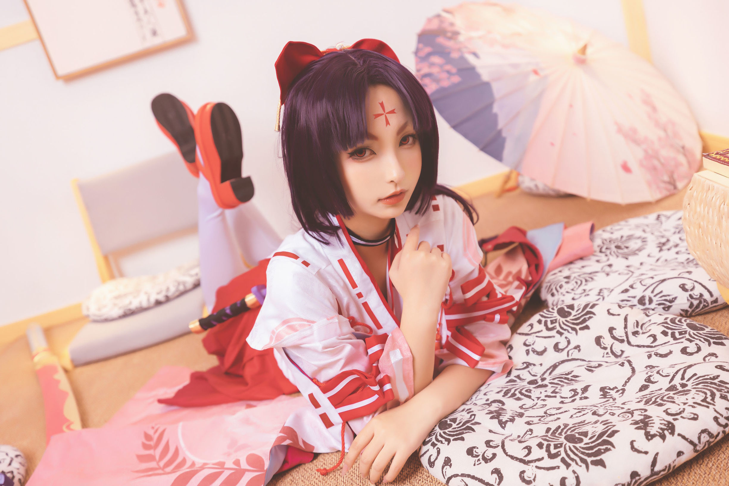 Cosplay写真] ロリ神楽坂真冬の刀の語