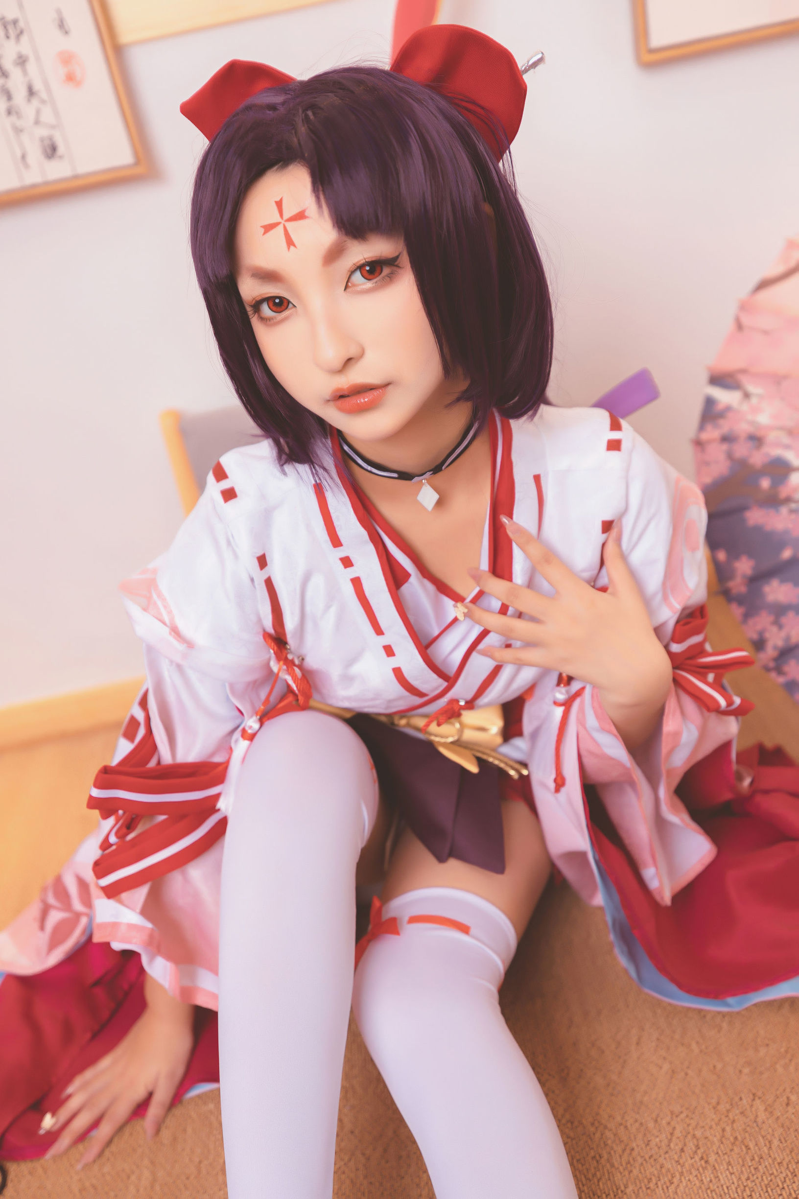 Cosplay写真] ロリ神楽坂真冬の刀の語