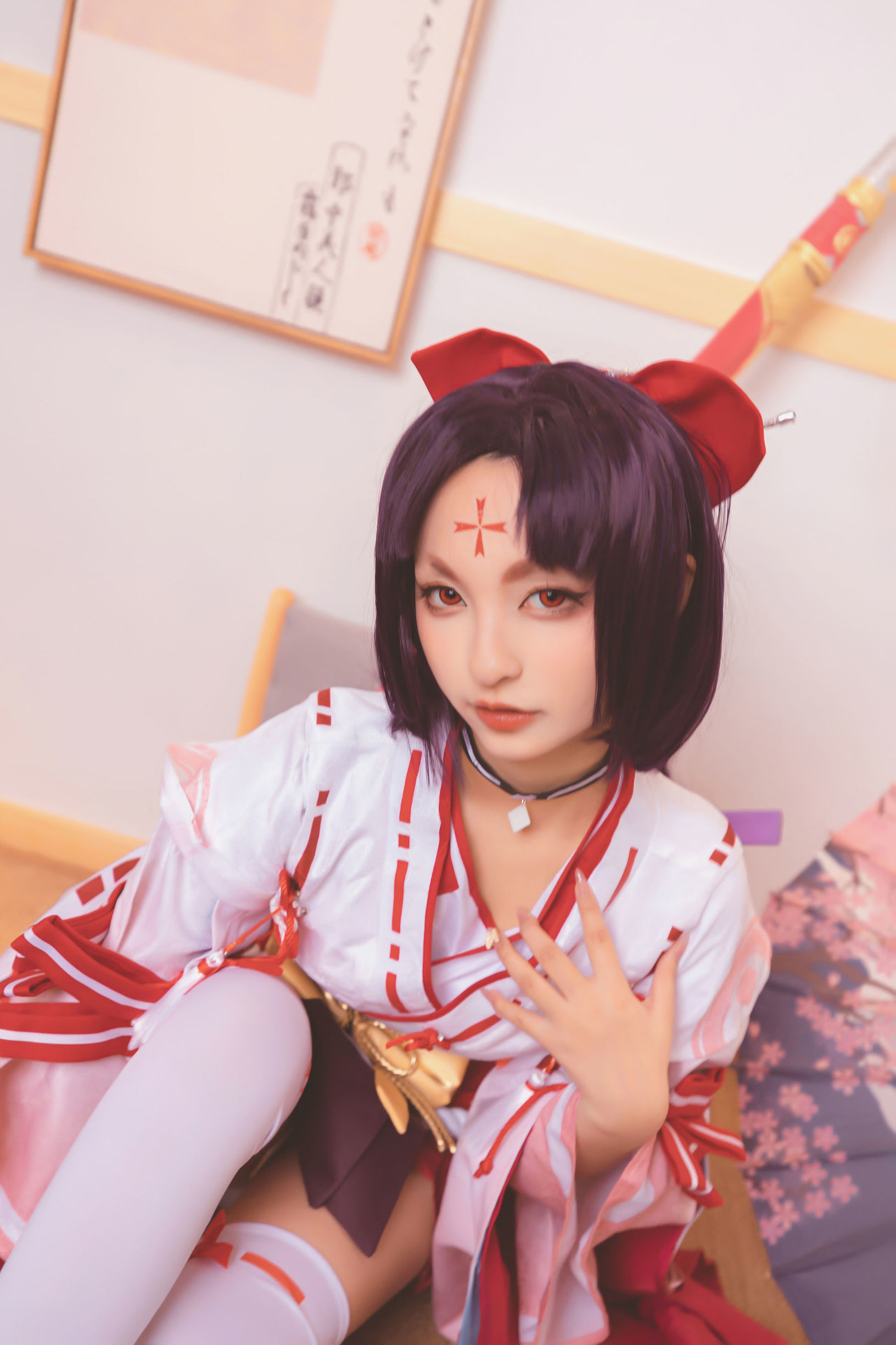 Cosplay写真] ロリ神楽坂真冬の刀の語