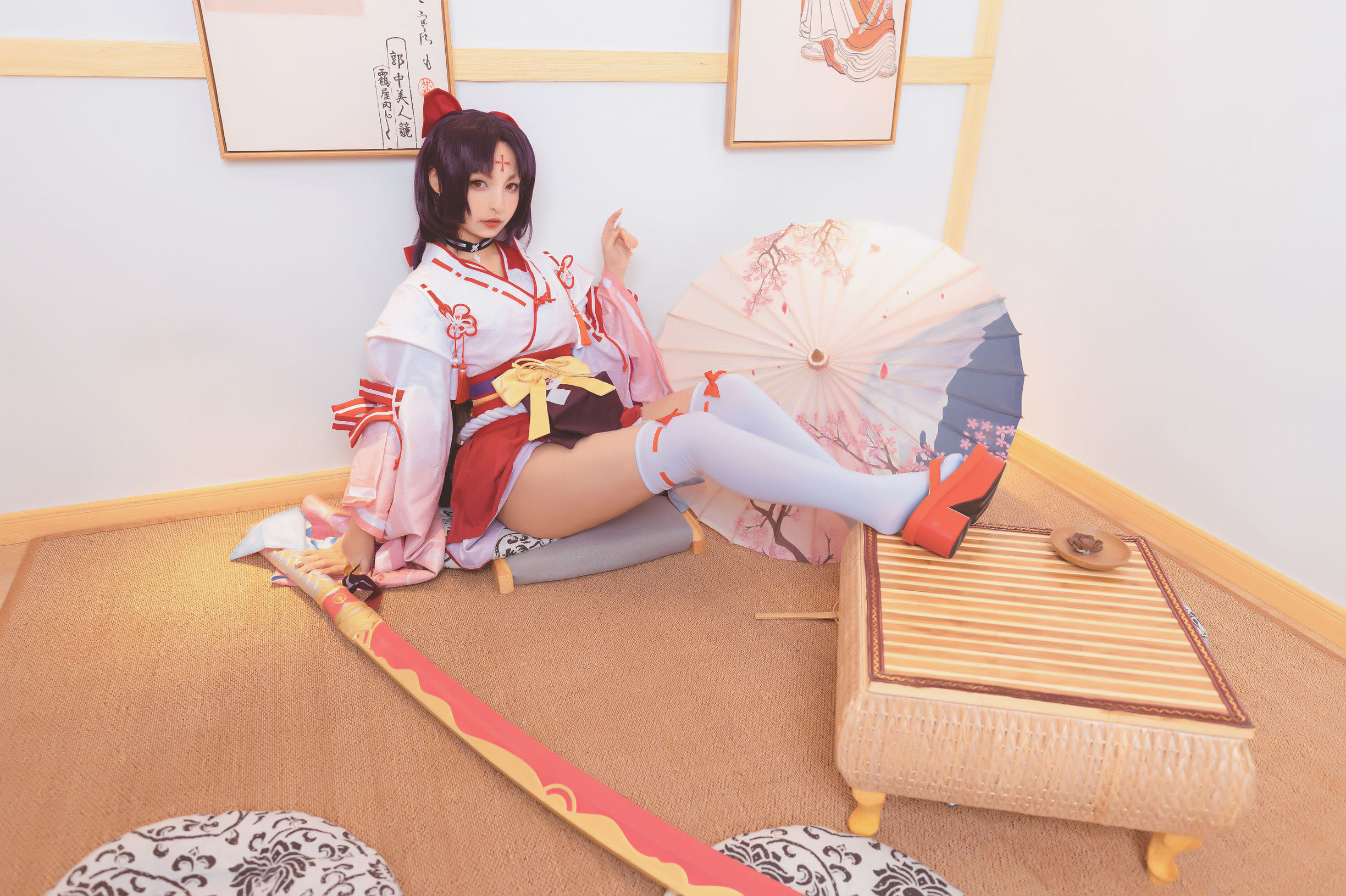 [Cosplay写真] 萝莉神楽坂真冬之刀ノ語
