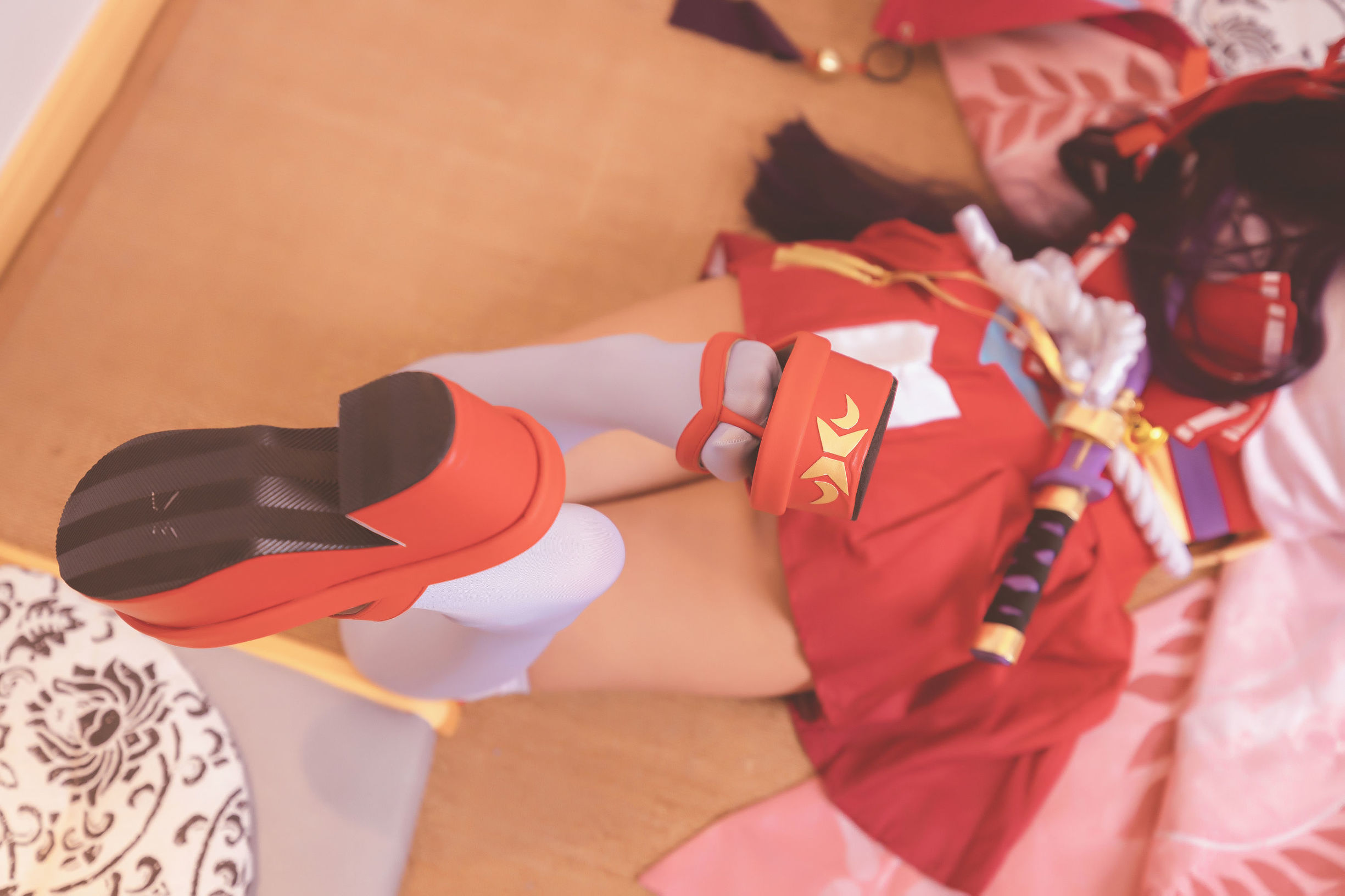 Cosplay写真] ロリ神楽坂真冬の刀の語