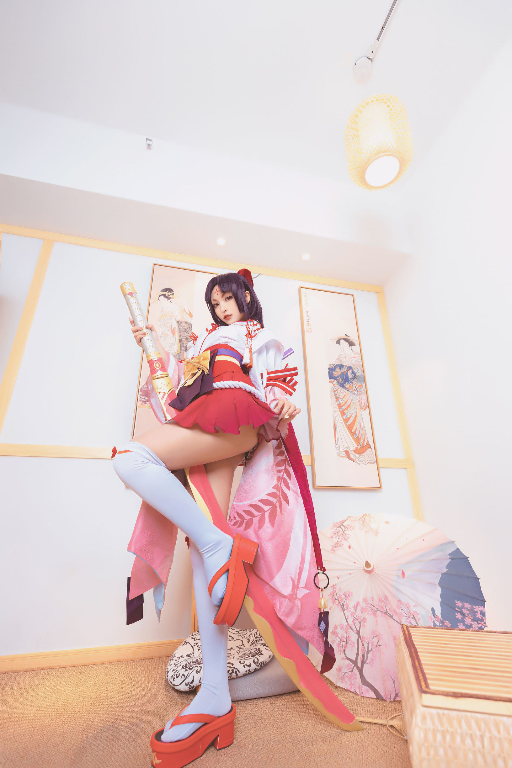 Cosplay写真] ロリ神楽坂真冬の刀の語