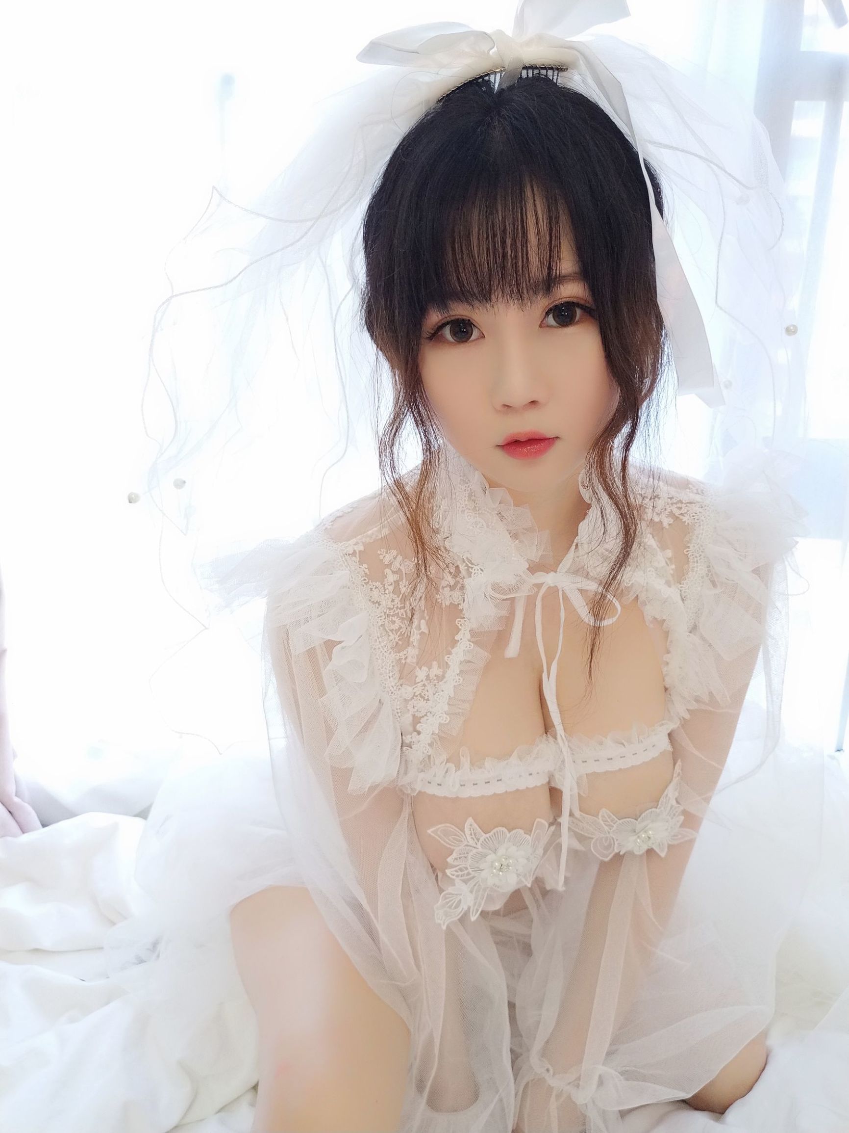 コスプレ写真] 蜜桃少女は依ちゃんや - 花嫁