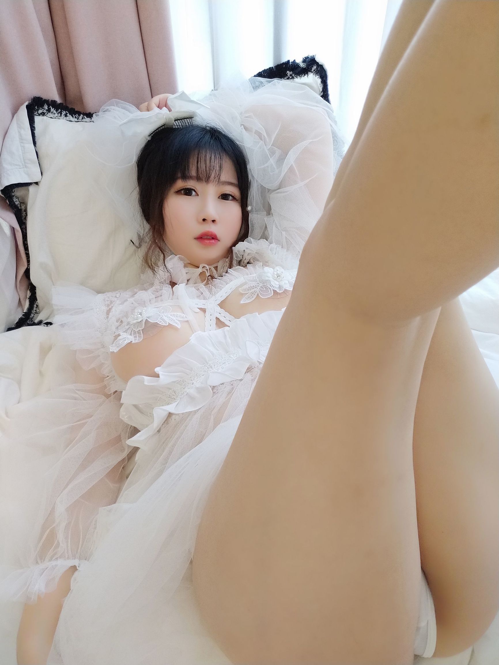 コスプレ写真] 蜜桃少女は依ちゃんや - 花嫁