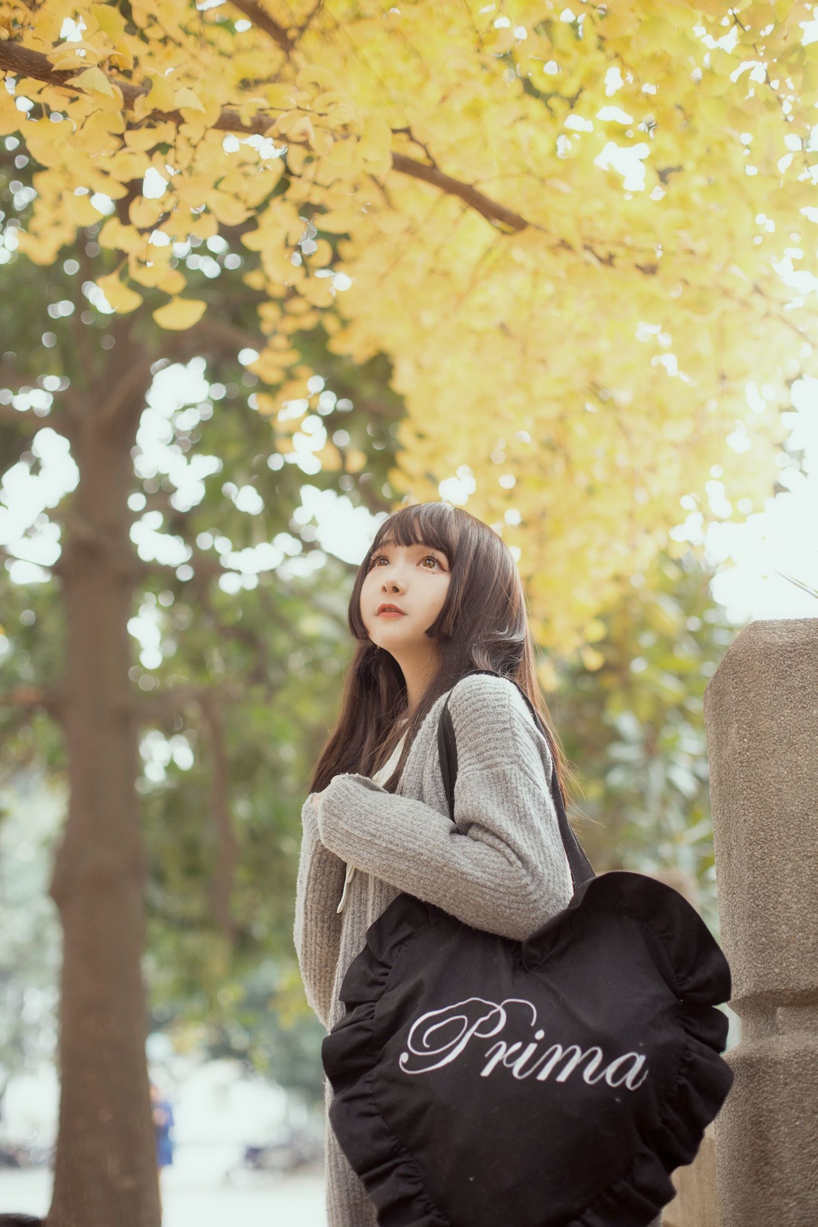 Cosplay Ảnh] Người đẹp 2D Furukawa Kagura - Dưới cây bạch quả