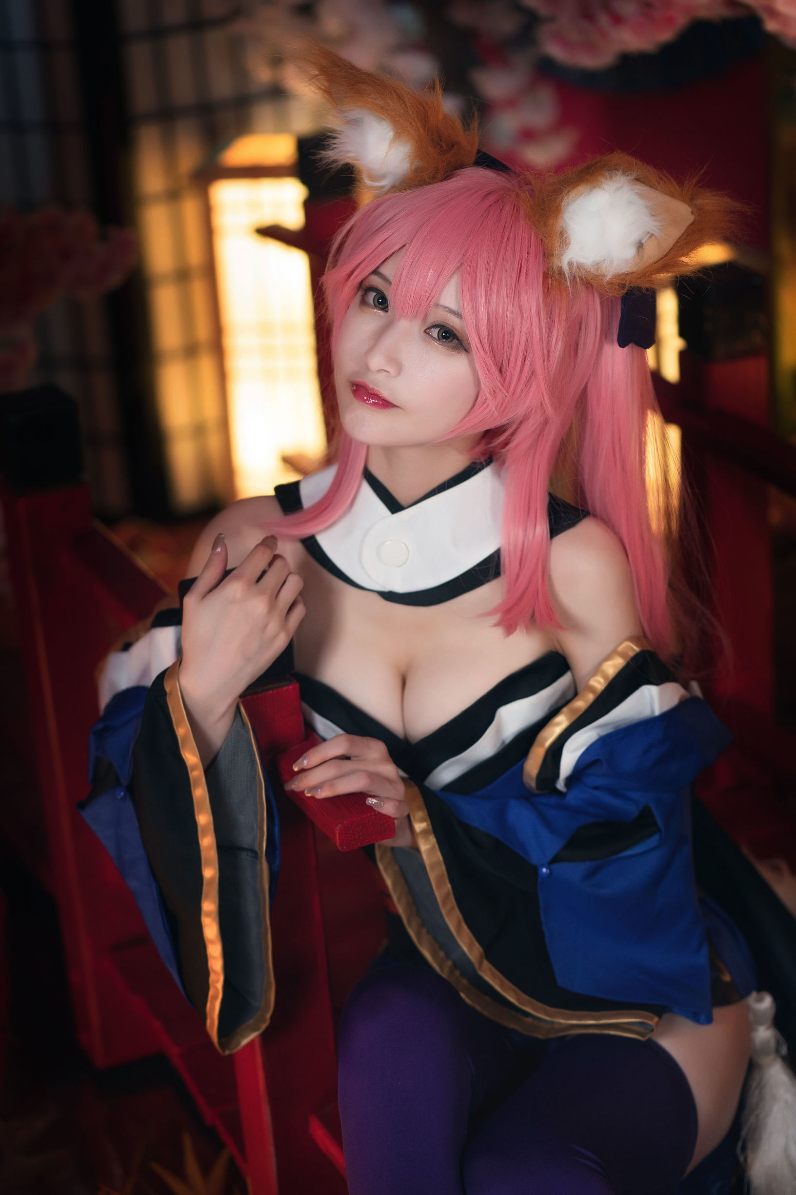 Cosplay寫真] 動漫博主鐵板燒鬼舞w - 玉藻前 原皮
