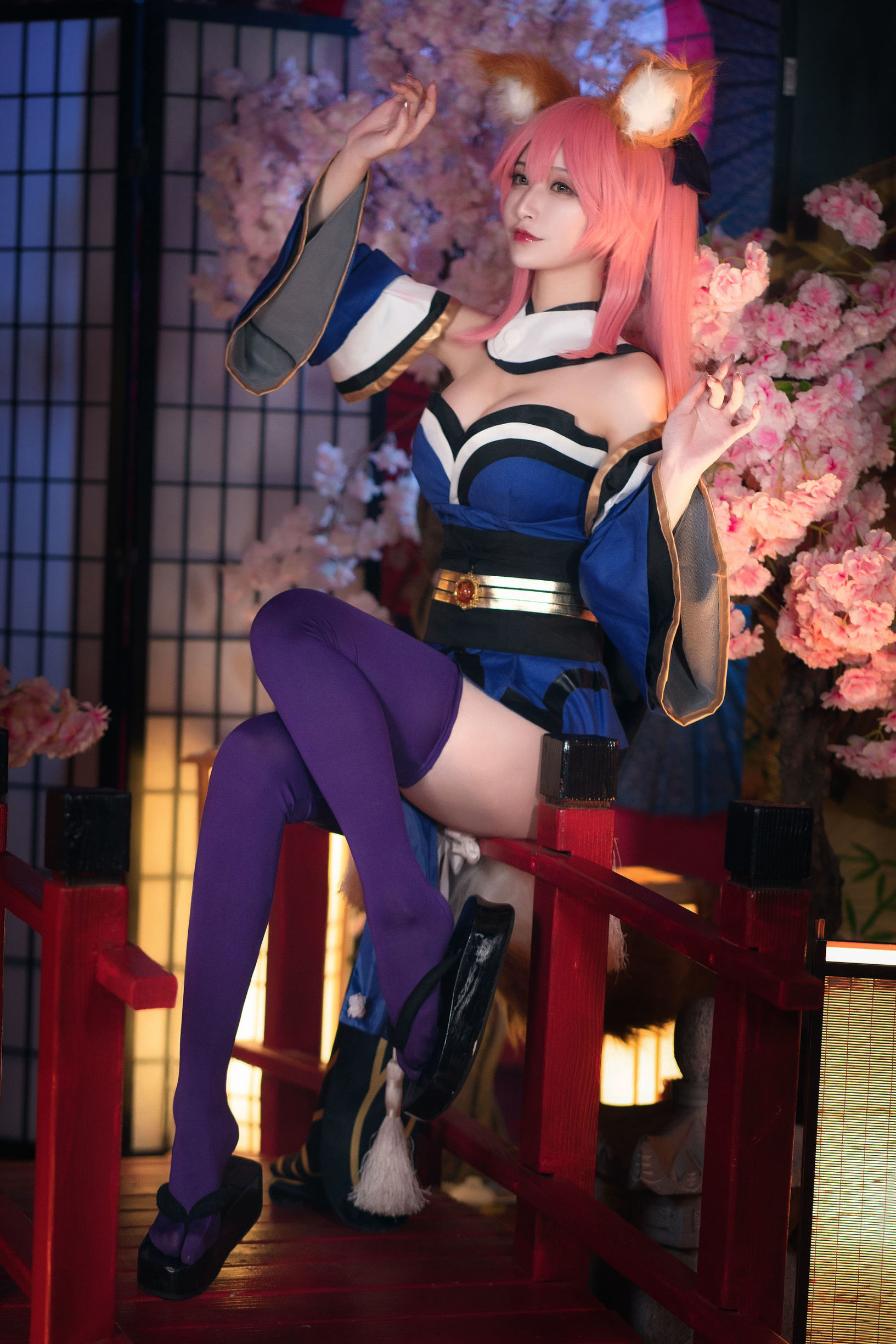 Cosplay寫真] 動漫博主鐵板燒鬼舞w - 玉藻前 原皮