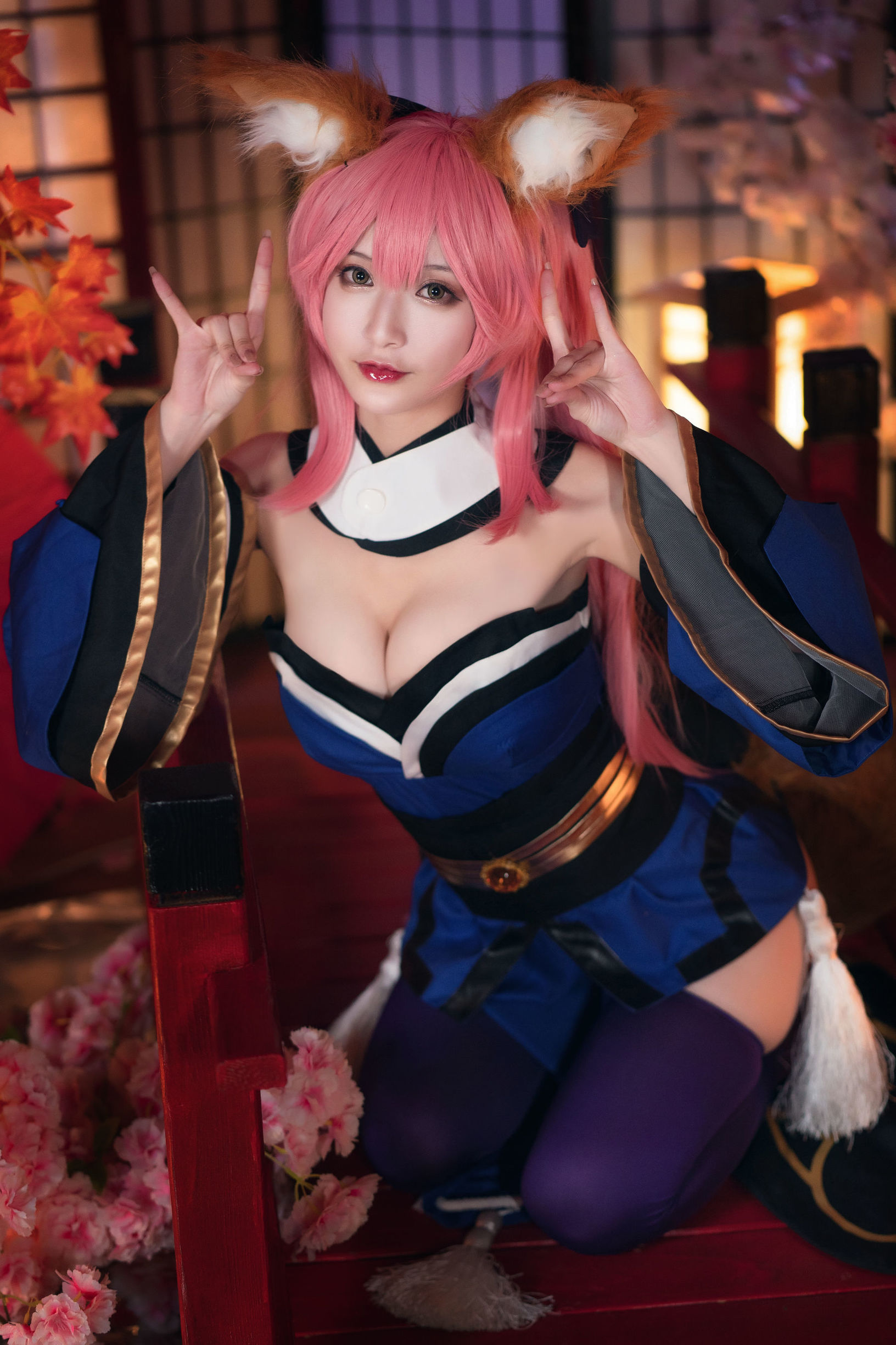 Ảnh Cosplay] Blogger Anime Tệ Bảng Thiêu Quỷ Vũ w - Tamamo-no-Mae Nguyên Pi