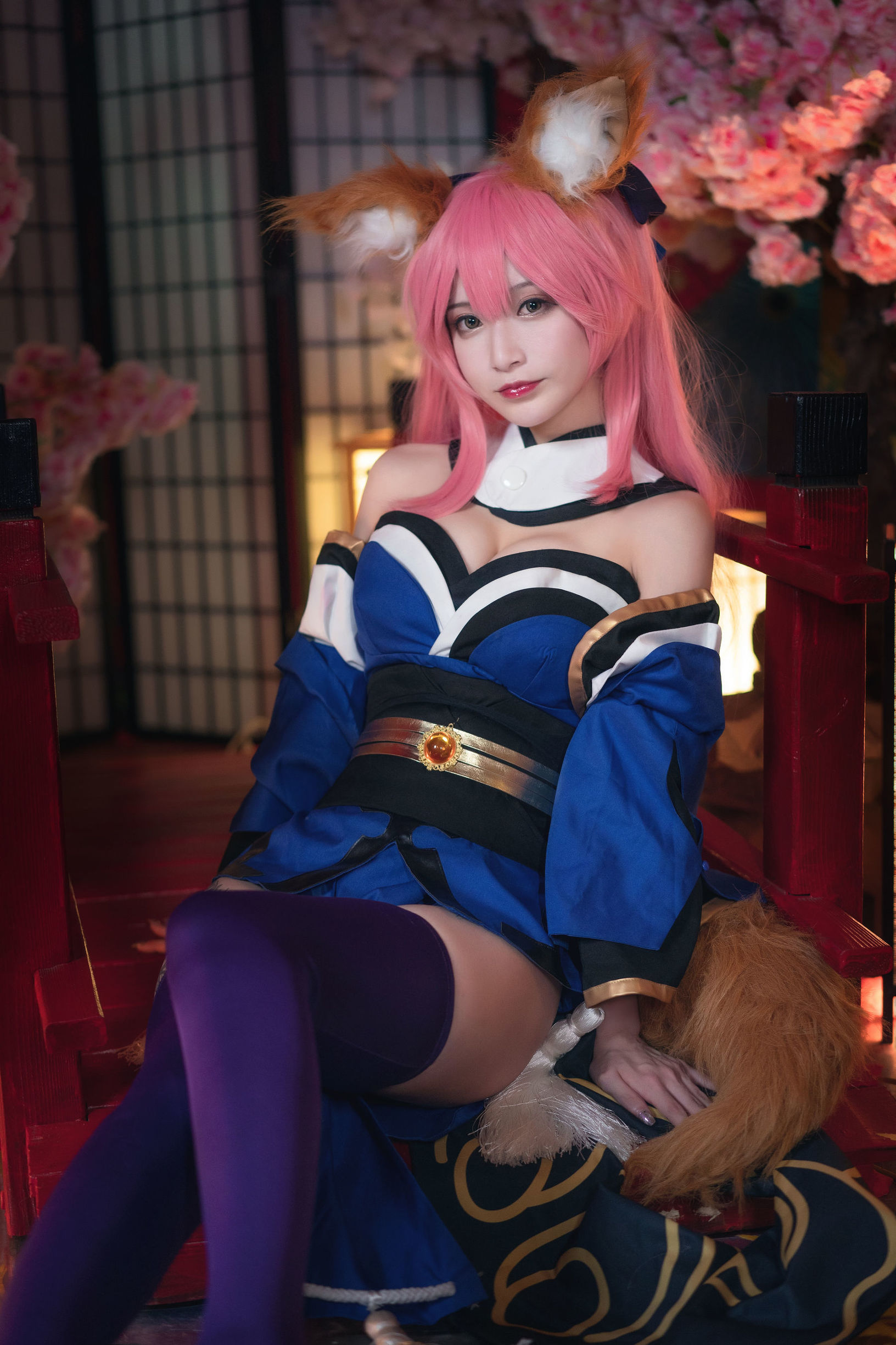 Cosplay寫真] 動漫博主鐵板燒鬼舞w - 玉藻前 原皮
