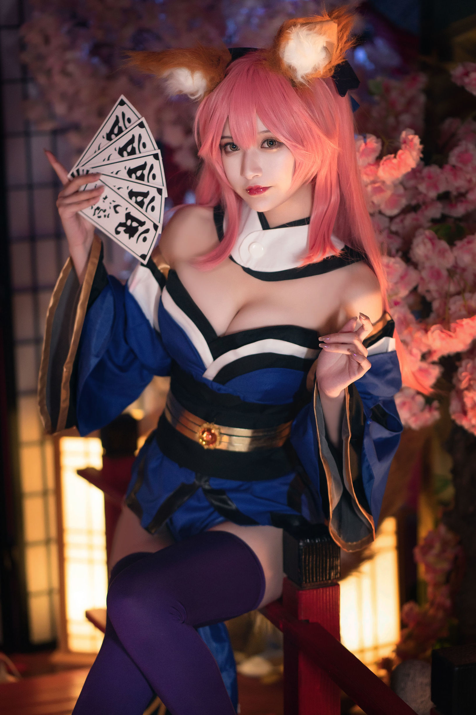 Cosplay寫真] 動漫博主鐵板燒鬼舞w - 玉藻前 原皮