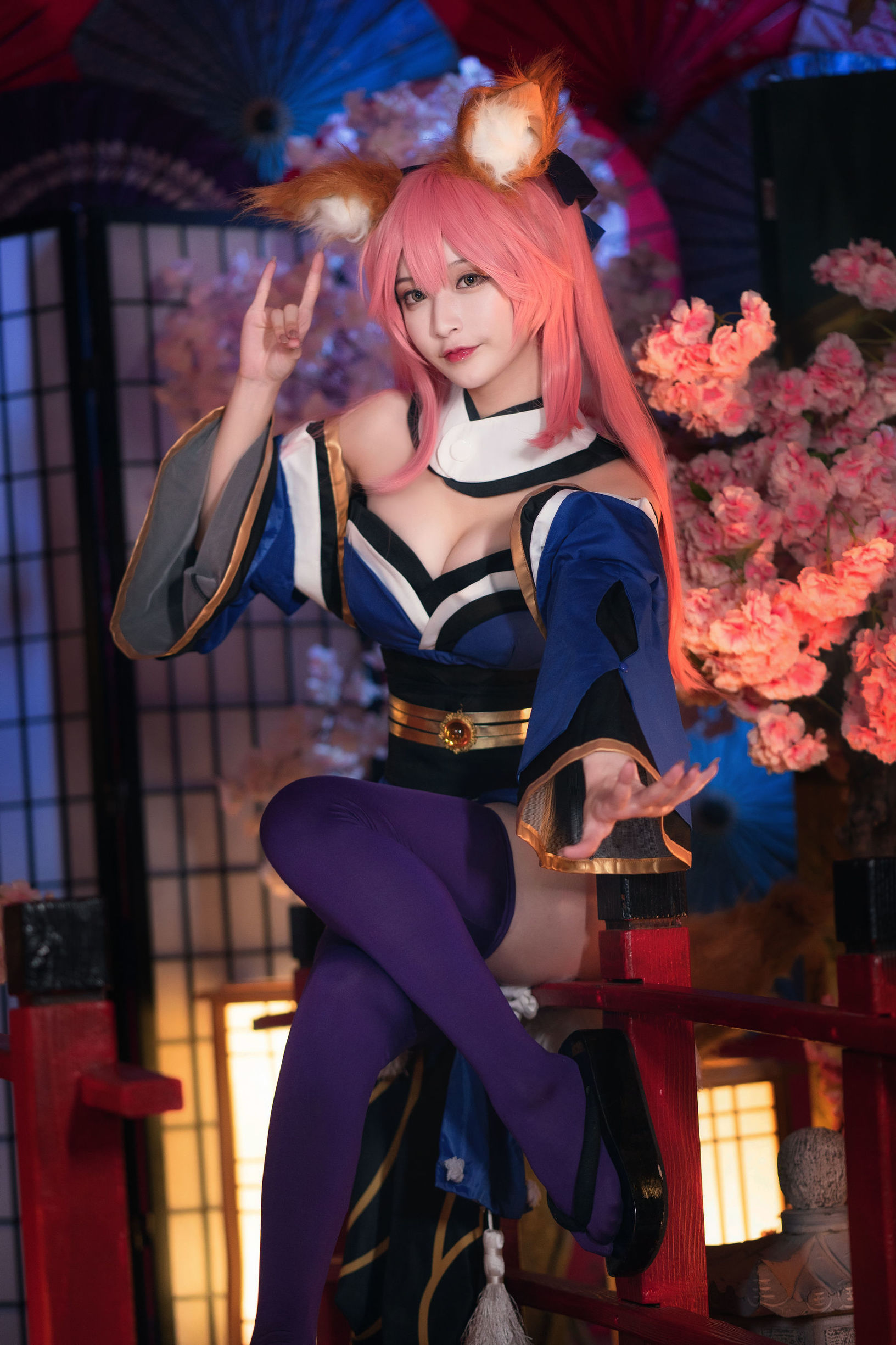 Cosplay寫真] 動漫博主鐵板燒鬼舞w - 玉藻前 原皮