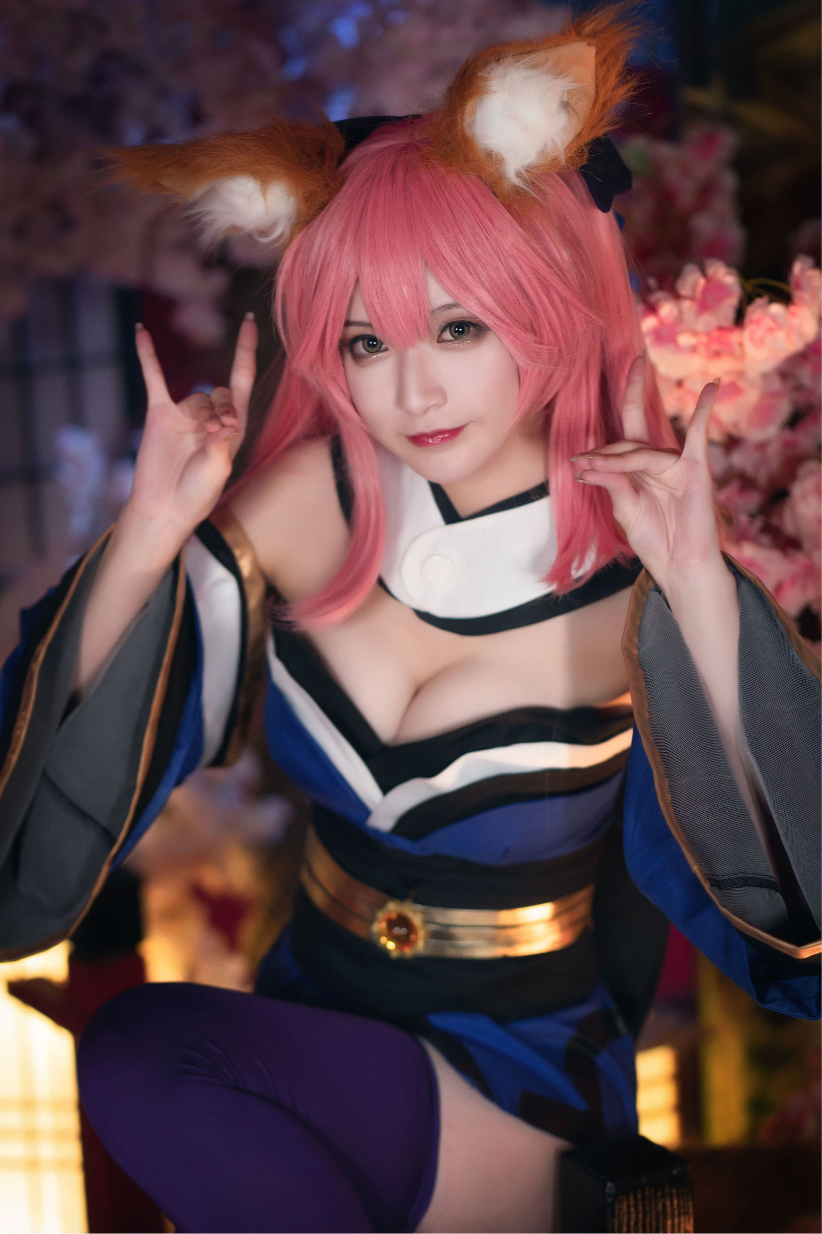 Cosplay寫真] 動漫博主鐵板燒鬼舞w - 玉藻前 原皮
