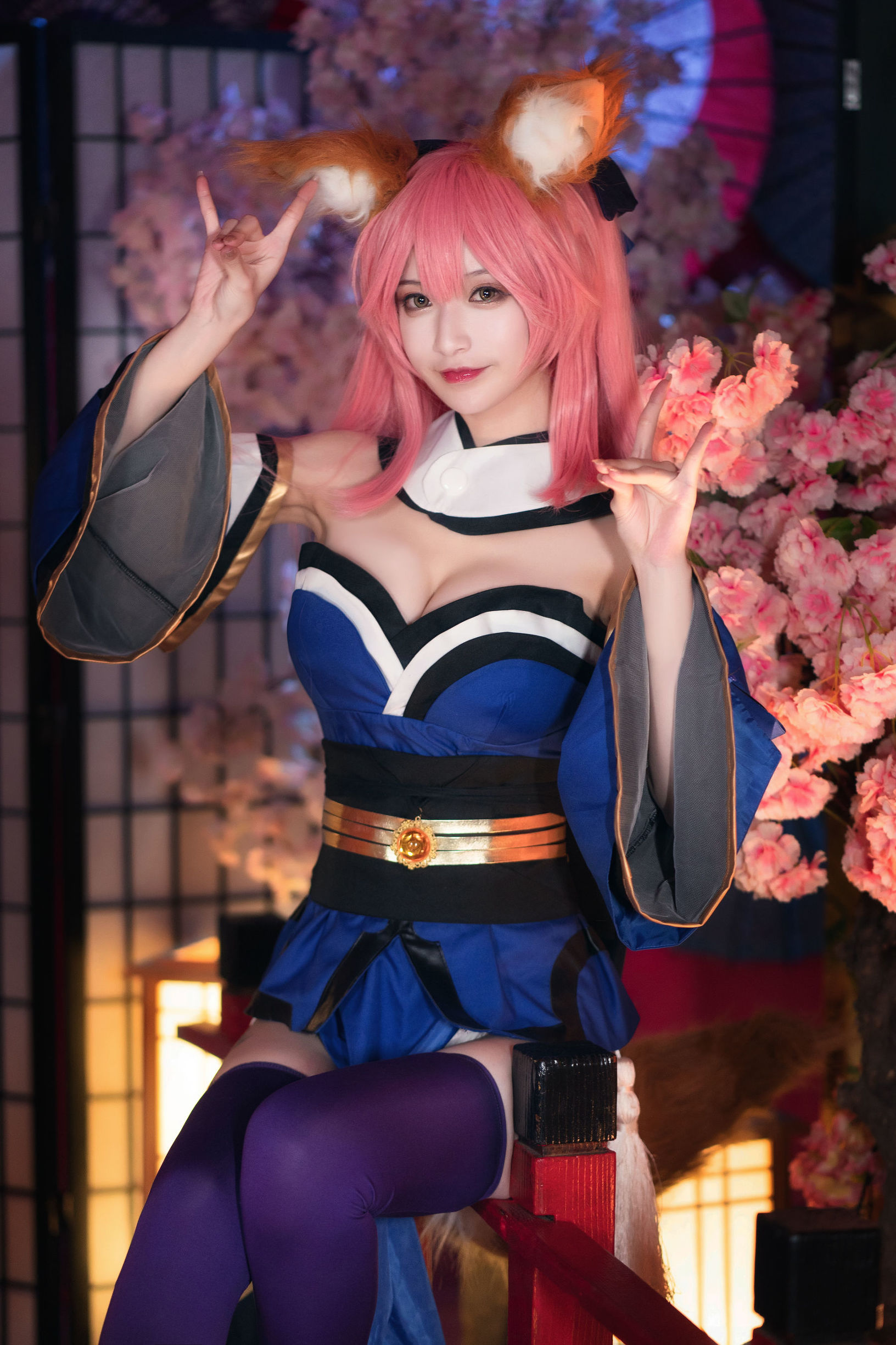 Cosplay寫真] 動漫博主鐵板燒鬼舞w - 玉藻前 原皮