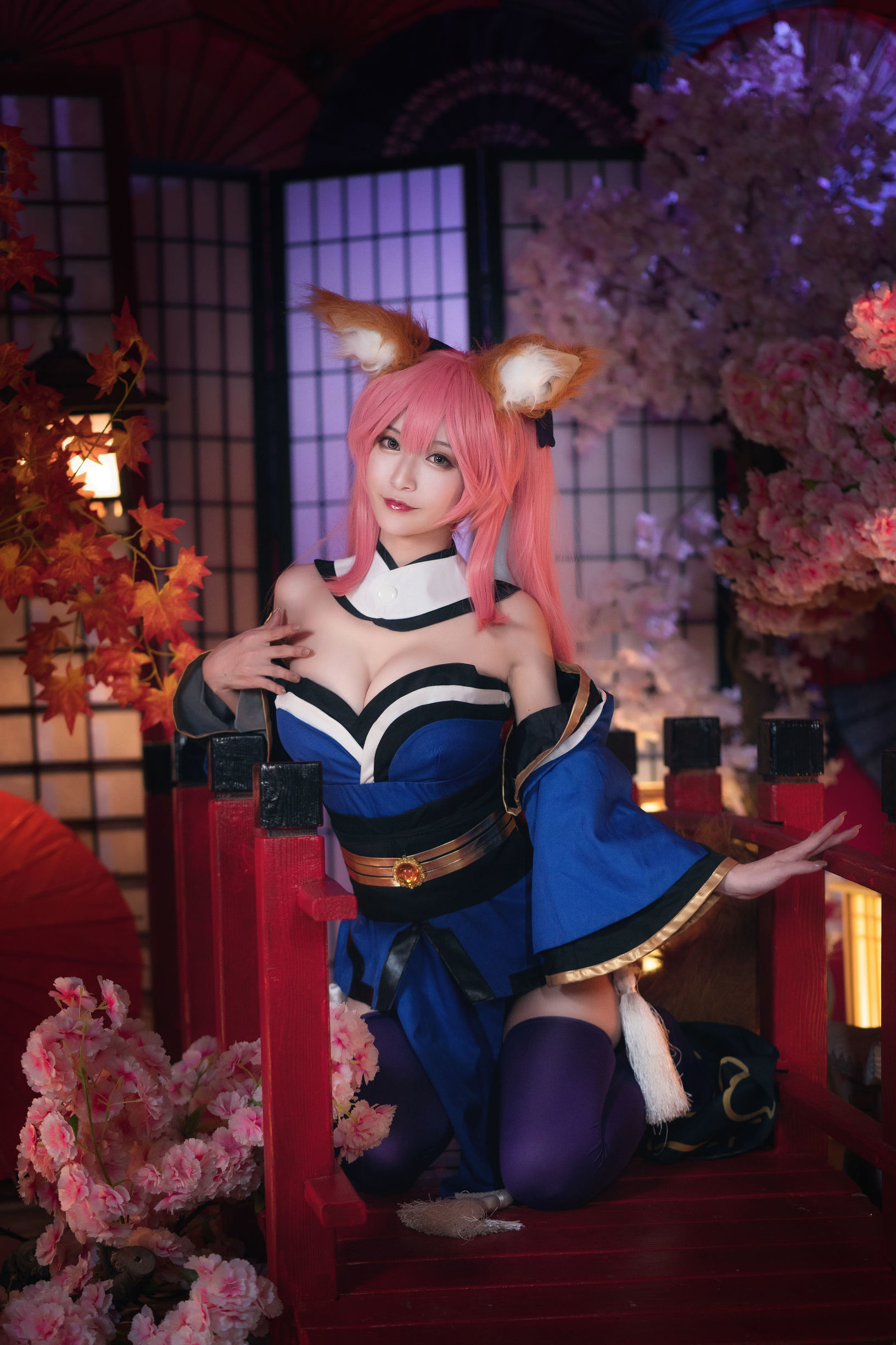 Ảnh Cosplay] Blogger Anime Tệ Bảng Thiêu Quỷ Vũ w - Tamamo-no-Mae Nguyên Pi