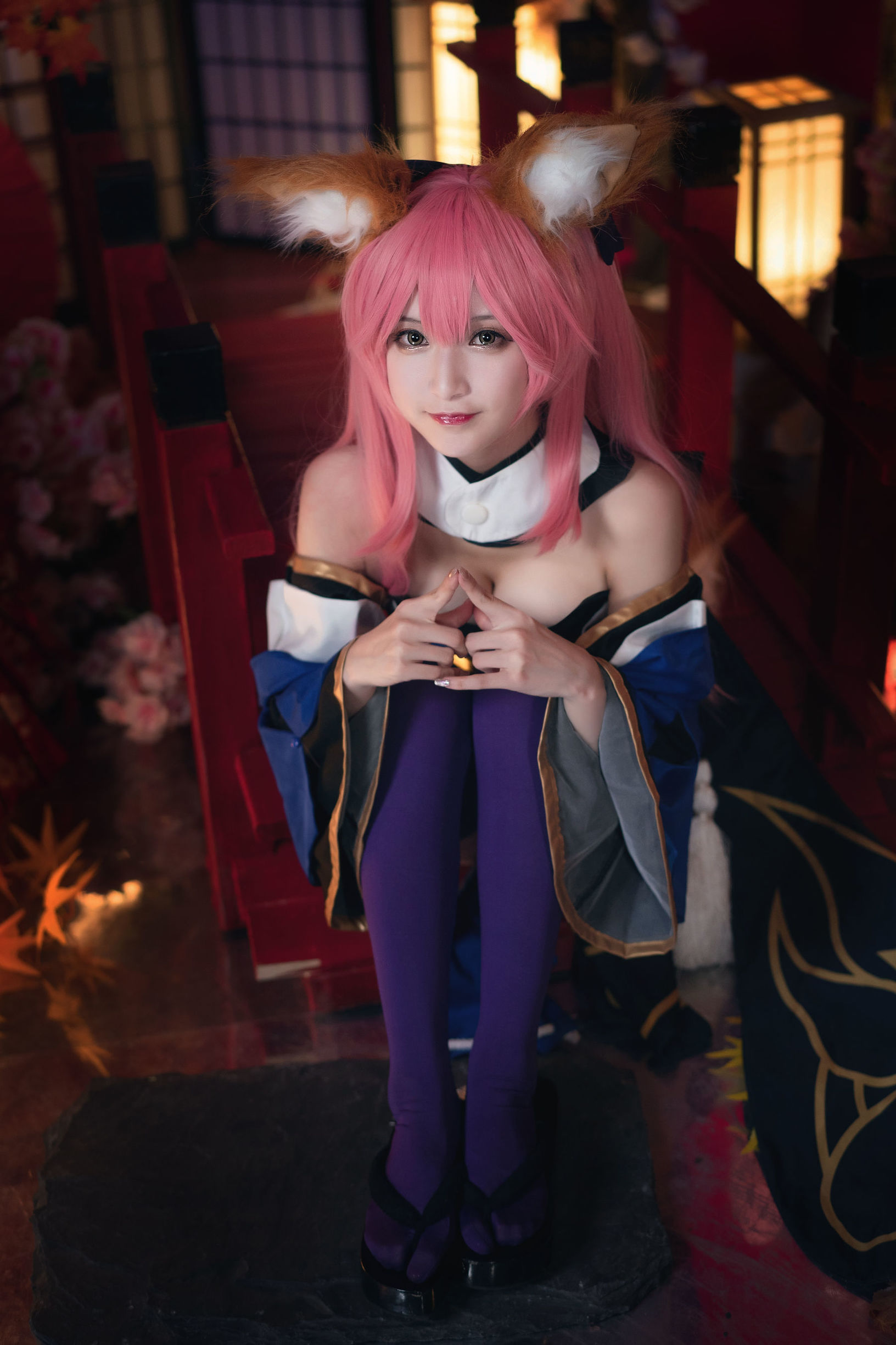 Cosplay寫真] 動漫博主鐵板燒鬼舞w - 玉藻前 原皮