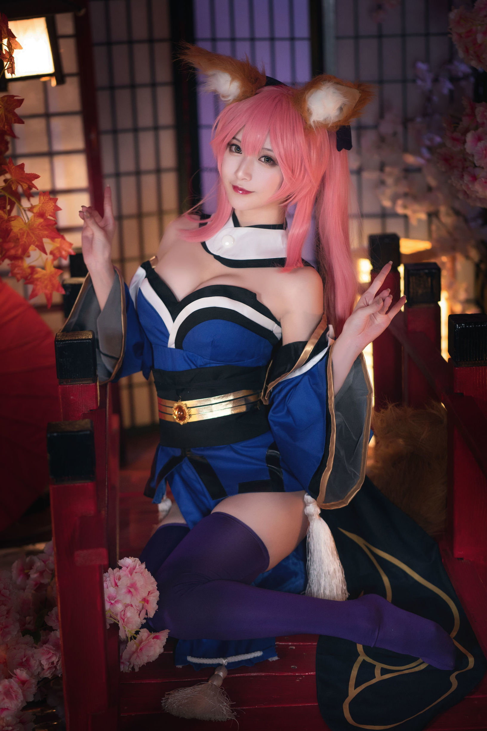Ảnh Cosplay] Blogger Anime Tệ Bảng Thiêu Quỷ Vũ w - Tamamo-no-Mae Nguyên Pi