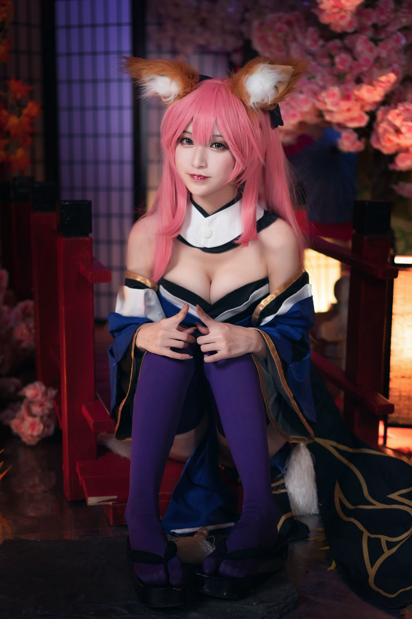 Cosplay寫真] 動漫博主鐵板燒鬼舞w - 玉藻前 原皮