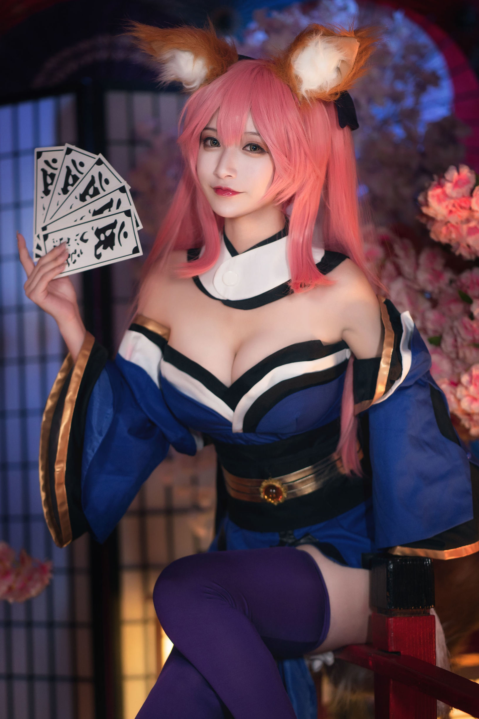 Cosplay寫真] 動漫博主鐵板燒鬼舞w - 玉藻前 原皮
