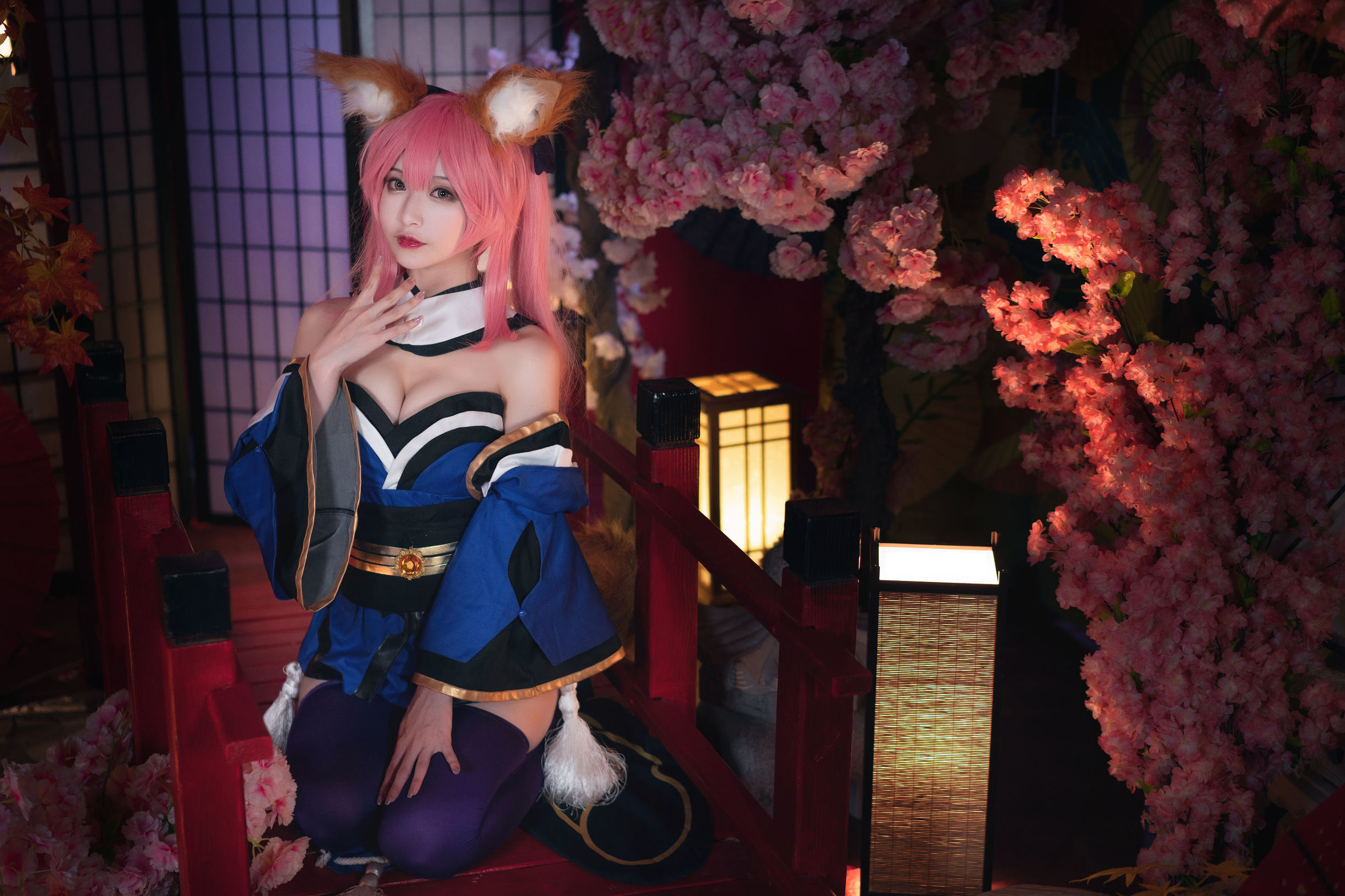 コスプレ写真] アニメブロガー テッパンヤキ鬼舞w - 玉藻前 オリジナルスキン