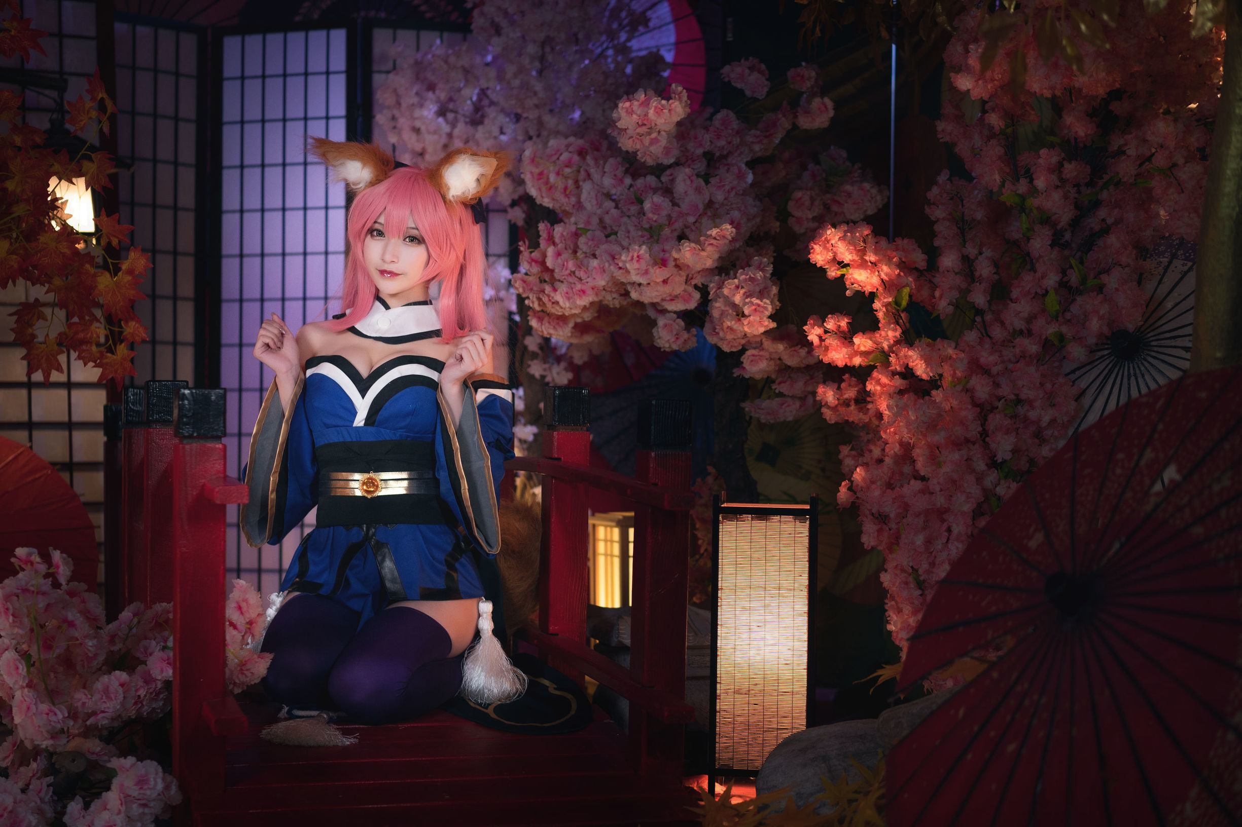 Ảnh Cosplay] Blogger Anime Tệ Bảng Thiêu Quỷ Vũ w - Tamamo-no-Mae Nguyên Pi