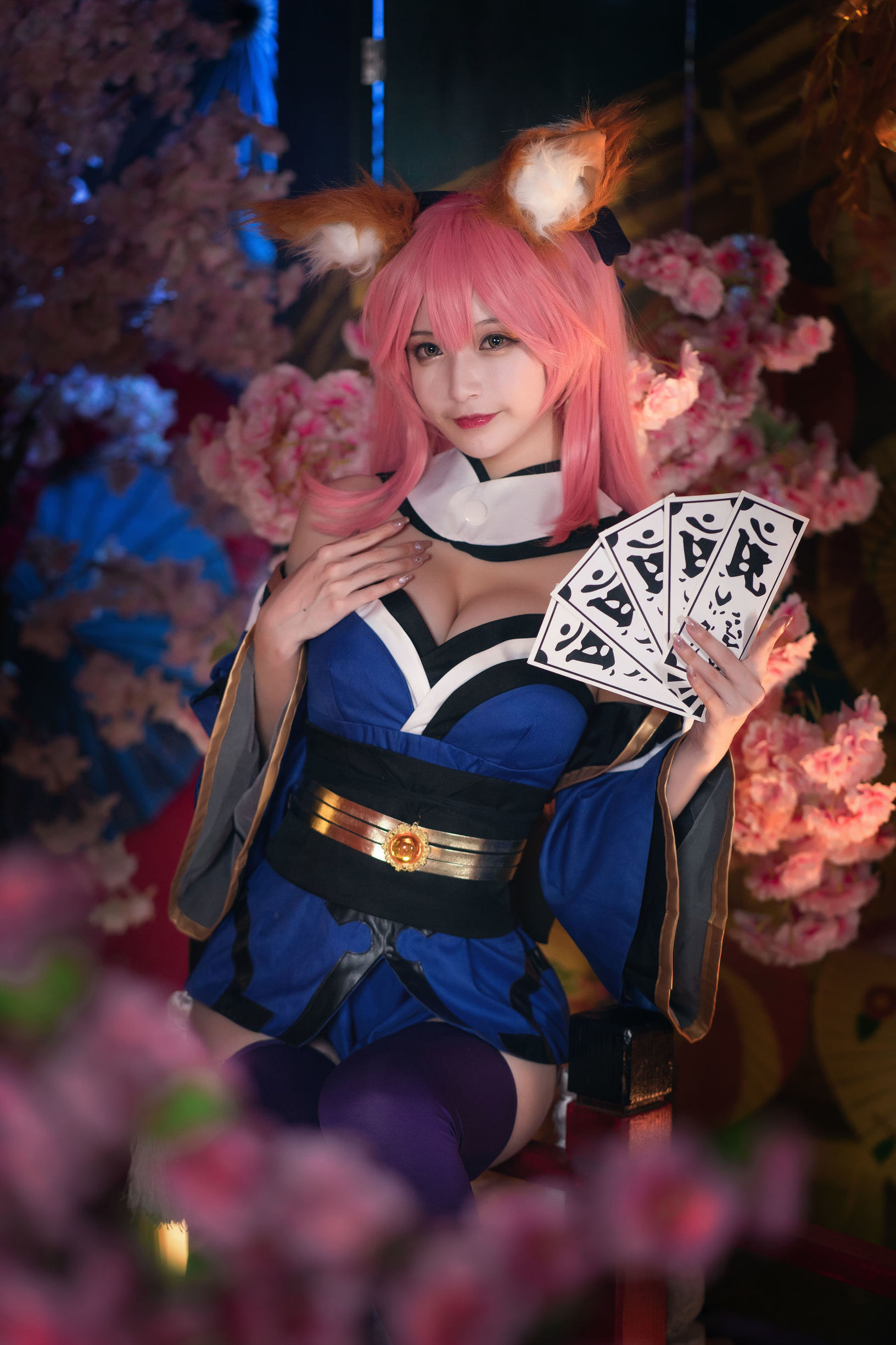 Cosplay寫真] 動漫博主鐵板燒鬼舞w - 玉藻前 原皮