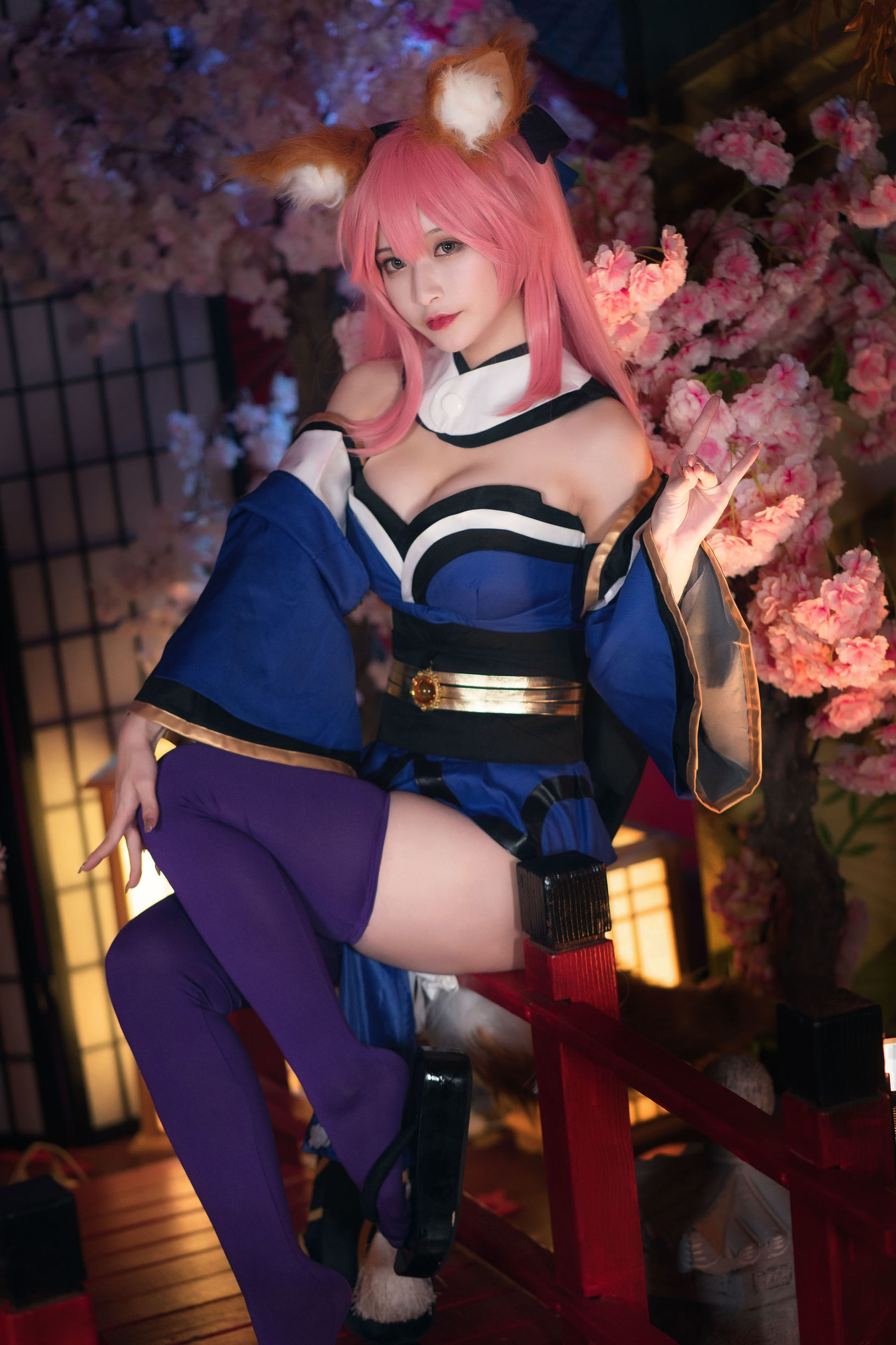 Cosplay寫真] 動漫博主鐵板燒鬼舞w - 玉藻前 原皮