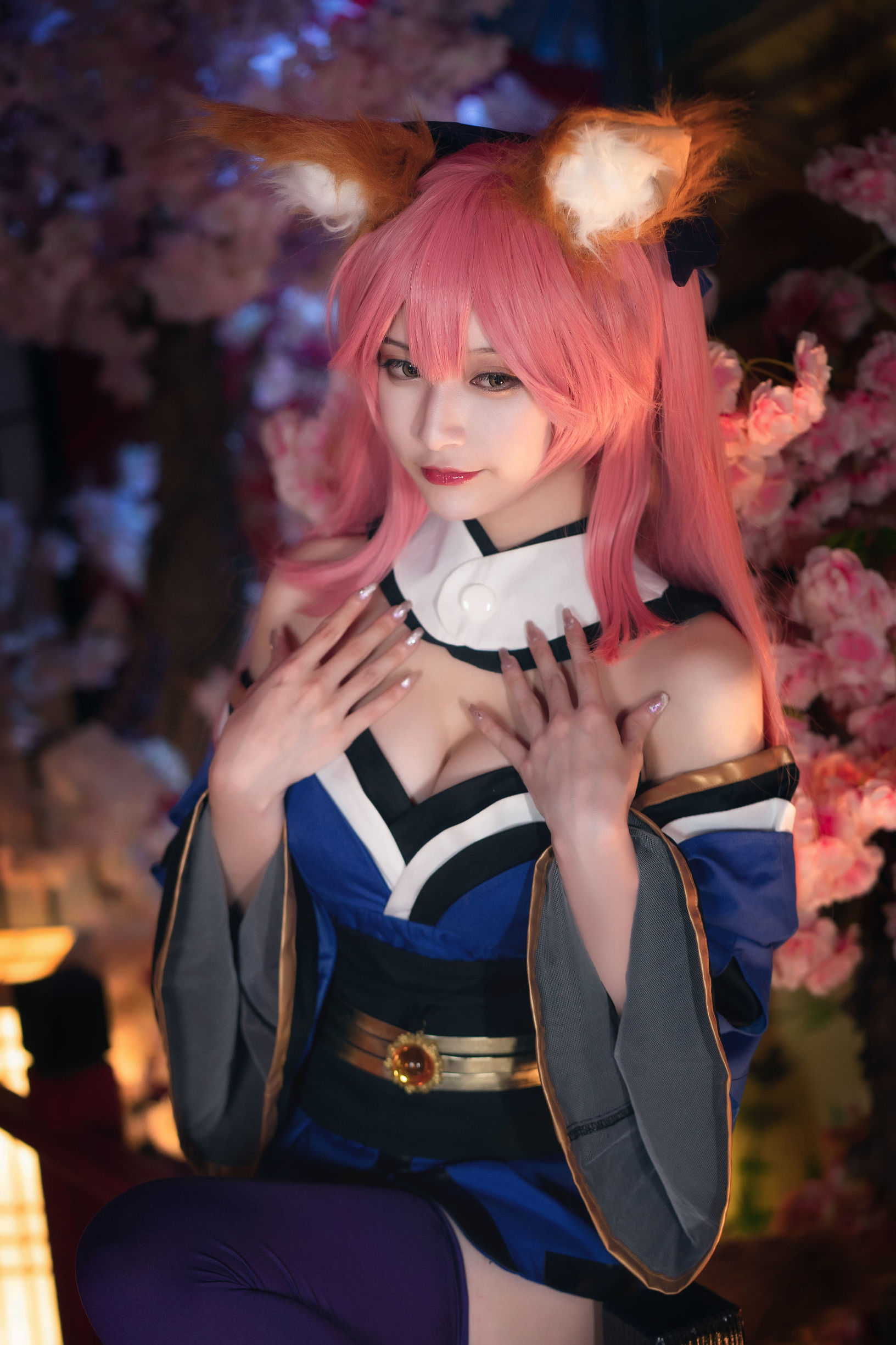 Cosplay寫真] 動漫博主鐵板燒鬼舞w - 玉藻前 原皮