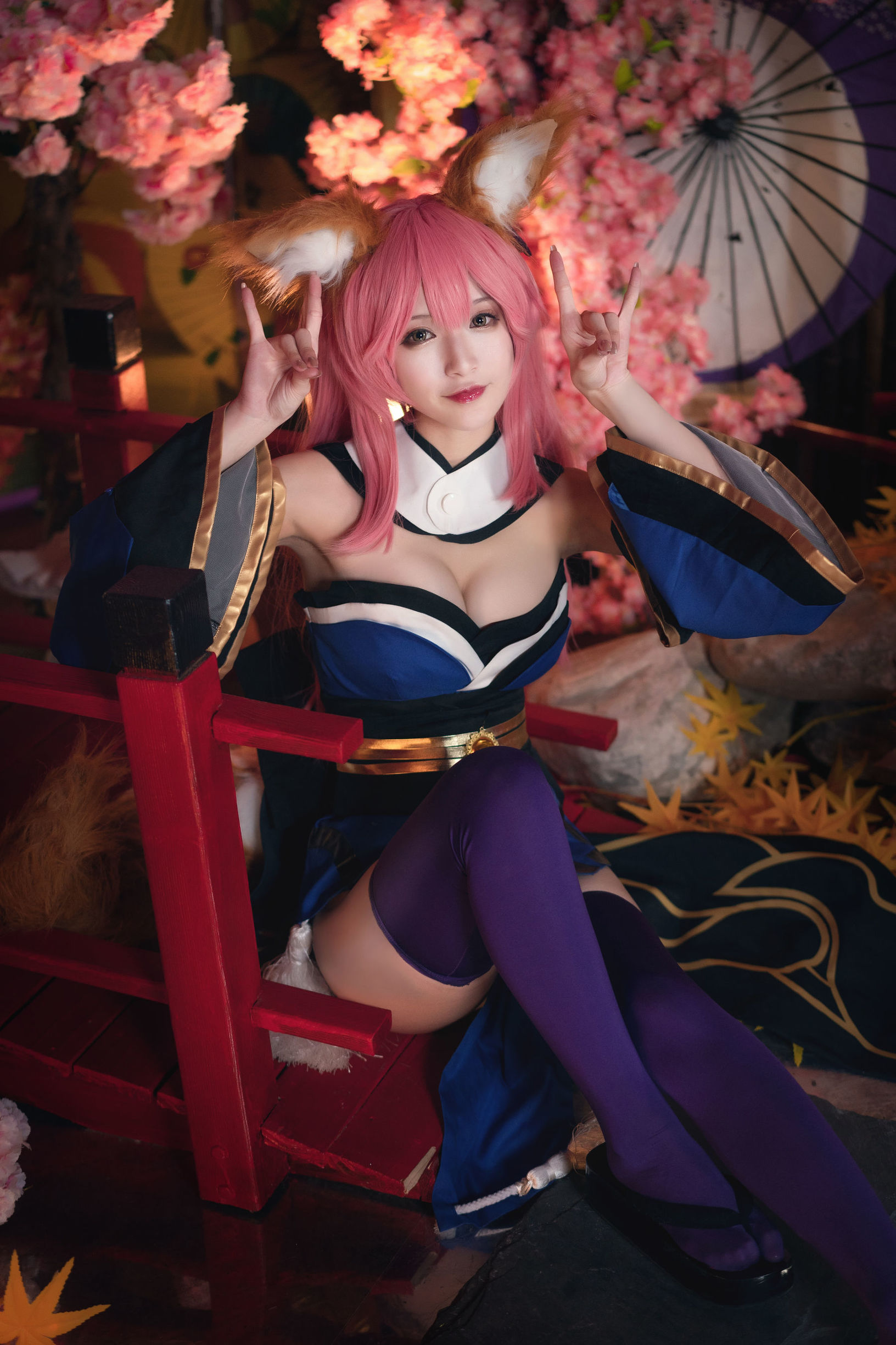 Ảnh Cosplay] Blogger Anime Tệ Bảng Thiêu Quỷ Vũ w - Tamamo-no-Mae Nguyên Pi