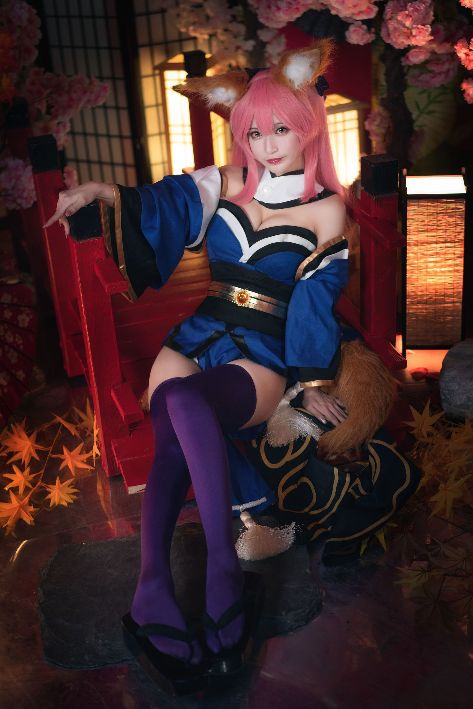 Cosplay寫真] 動漫博主鐵板燒鬼舞w - 玉藻前 原皮