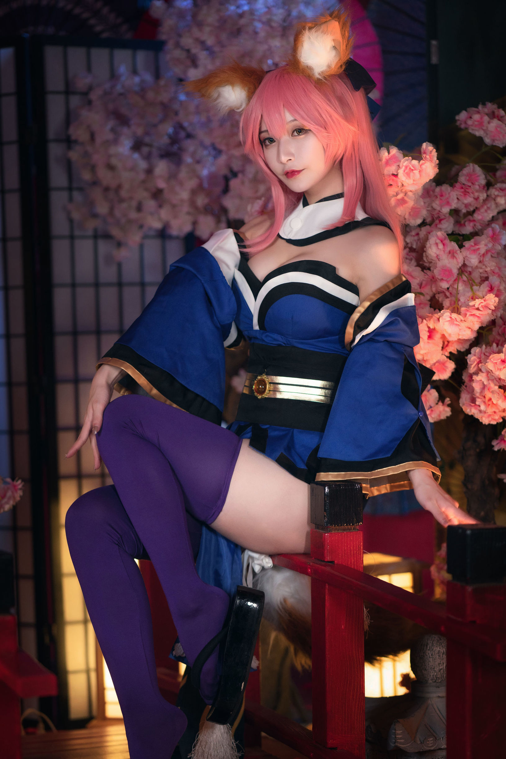 Cosplay寫真] 動漫博主鐵板燒鬼舞w - 玉藻前 原皮