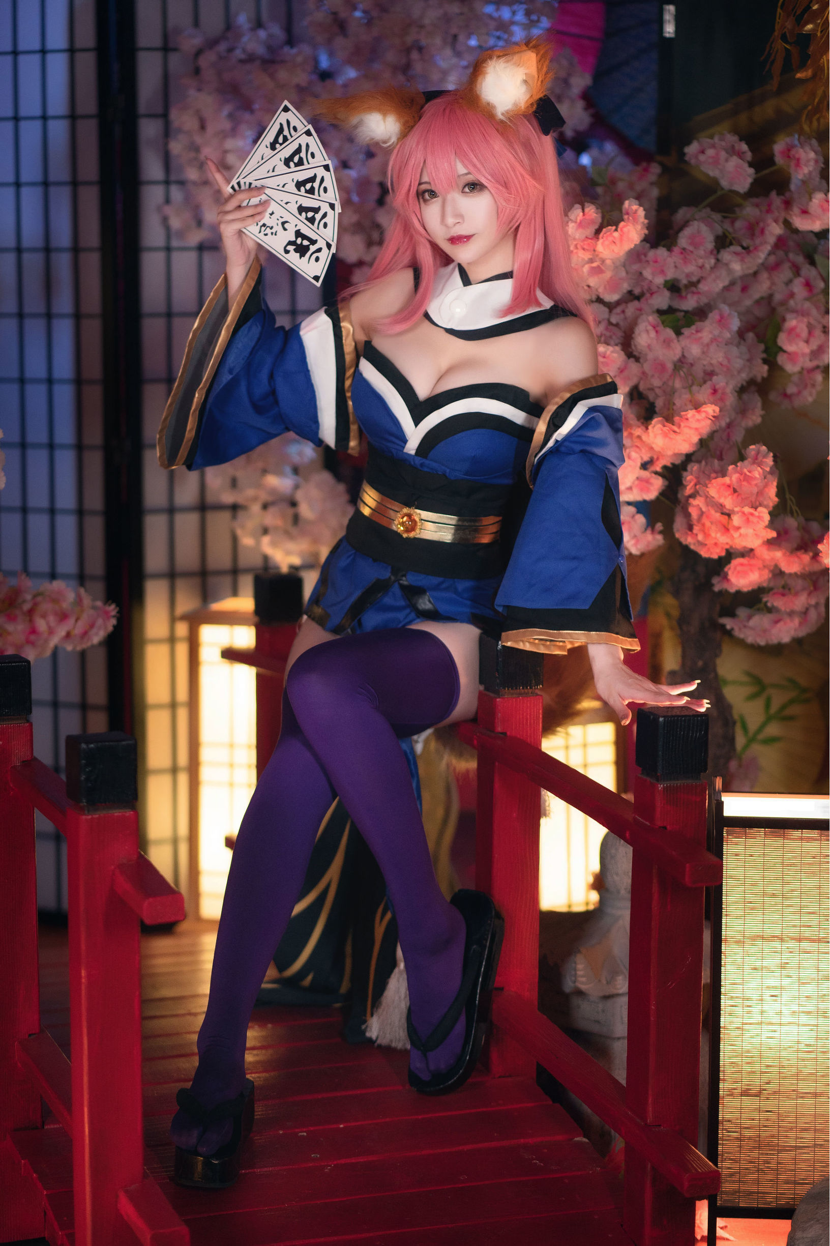 Cosplay寫真] 動漫博主鐵板燒鬼舞w - 玉藻前 原皮