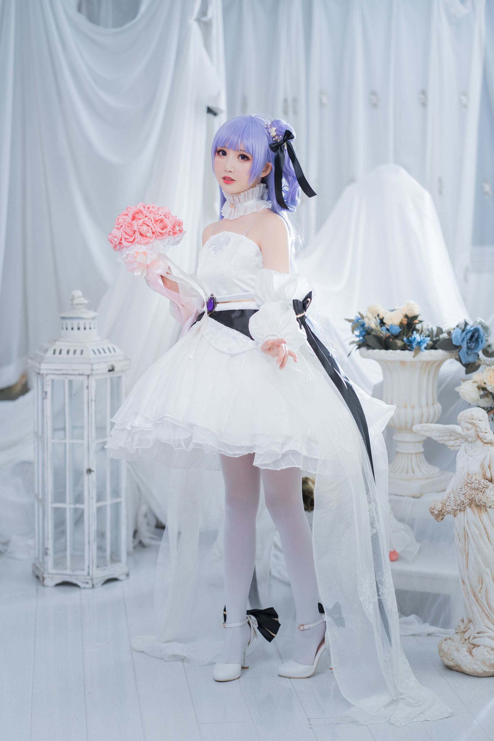 Cosplay写真] 可愛い人気のコスプレイヤー メンピンセンエル - ユニコーンのウェディングドレス