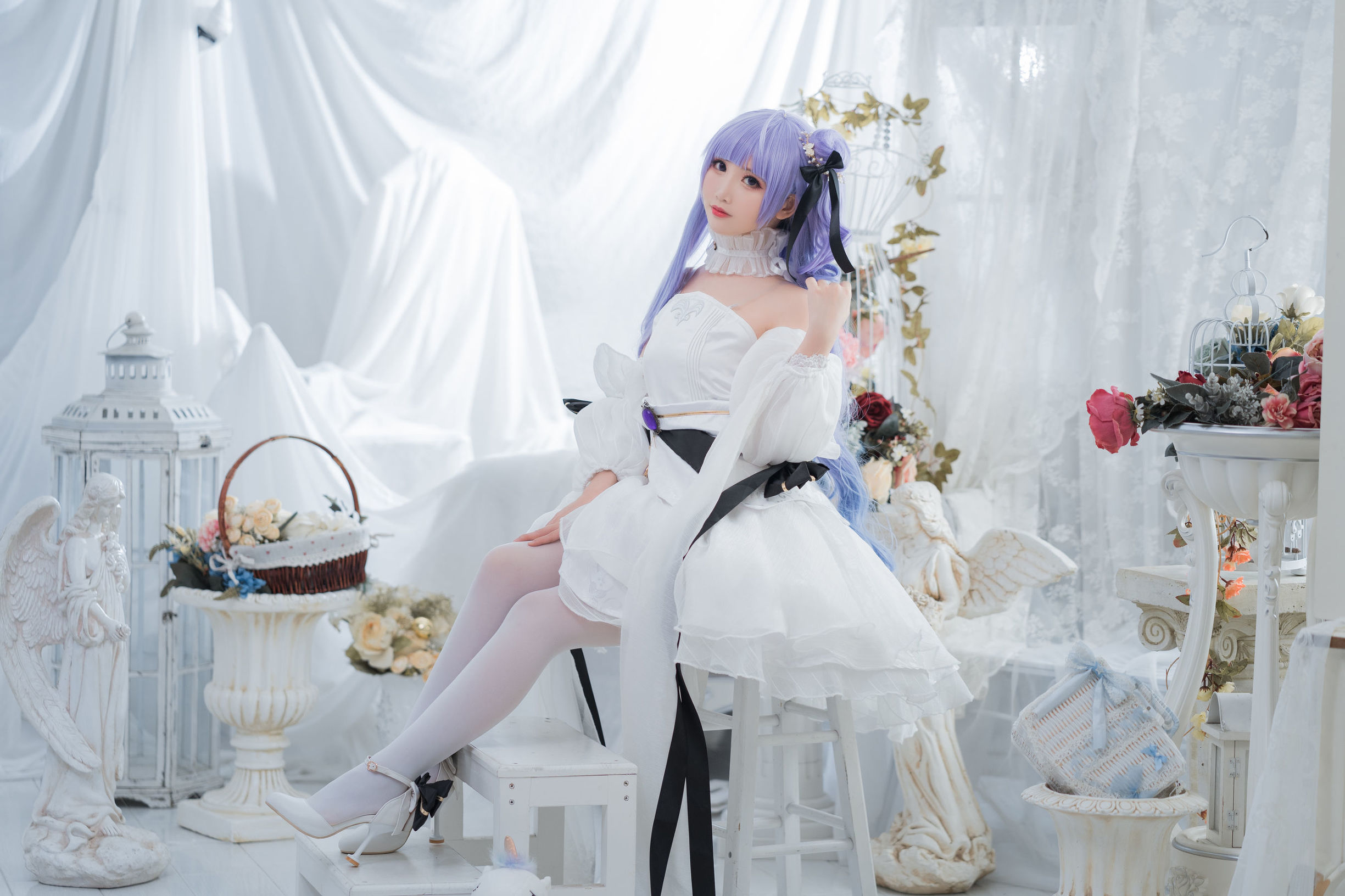 Cosplay寫真] 可愛人氣 Coser面餅仙兒 - 獨角獸婚紗
